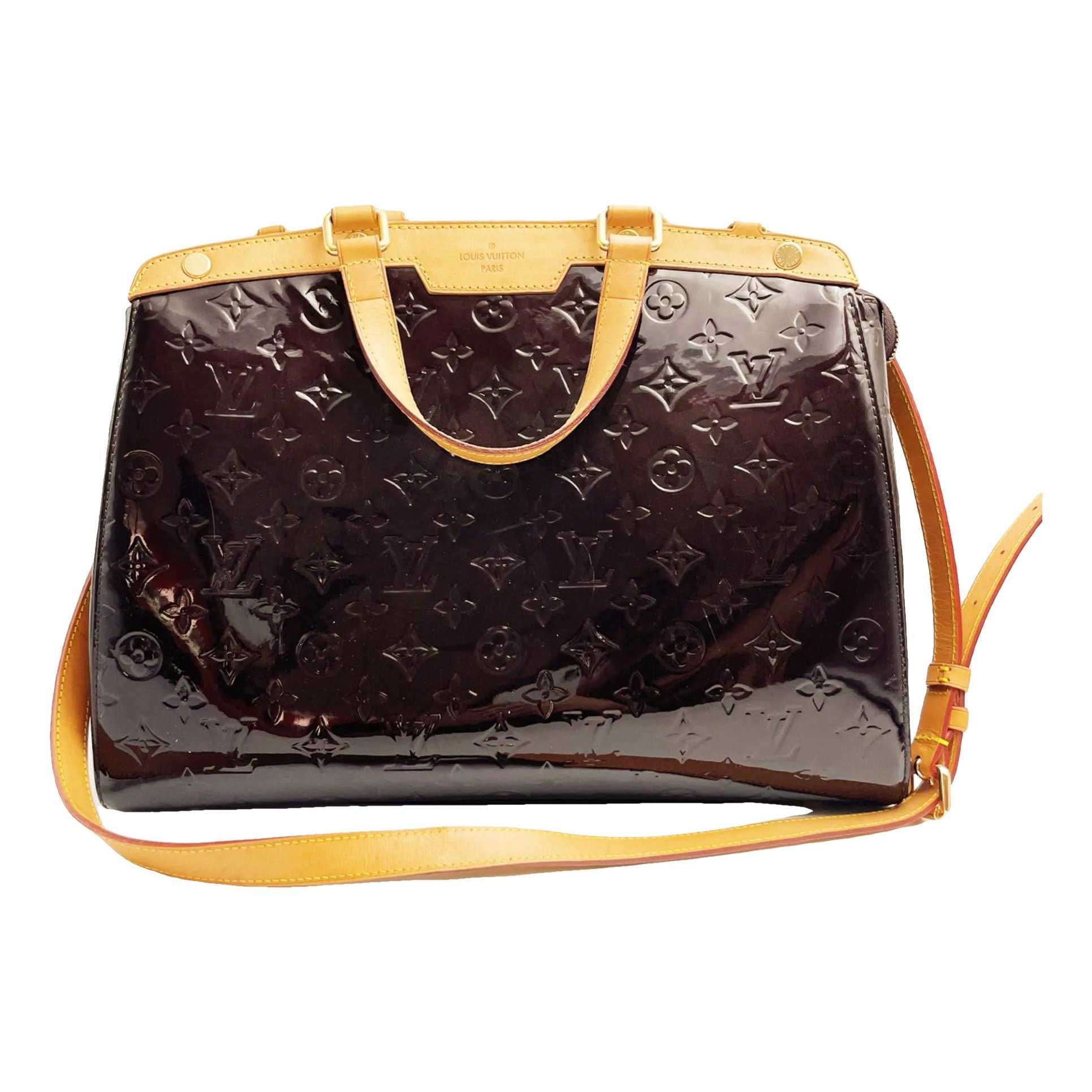 Bréa patent leather handbag
