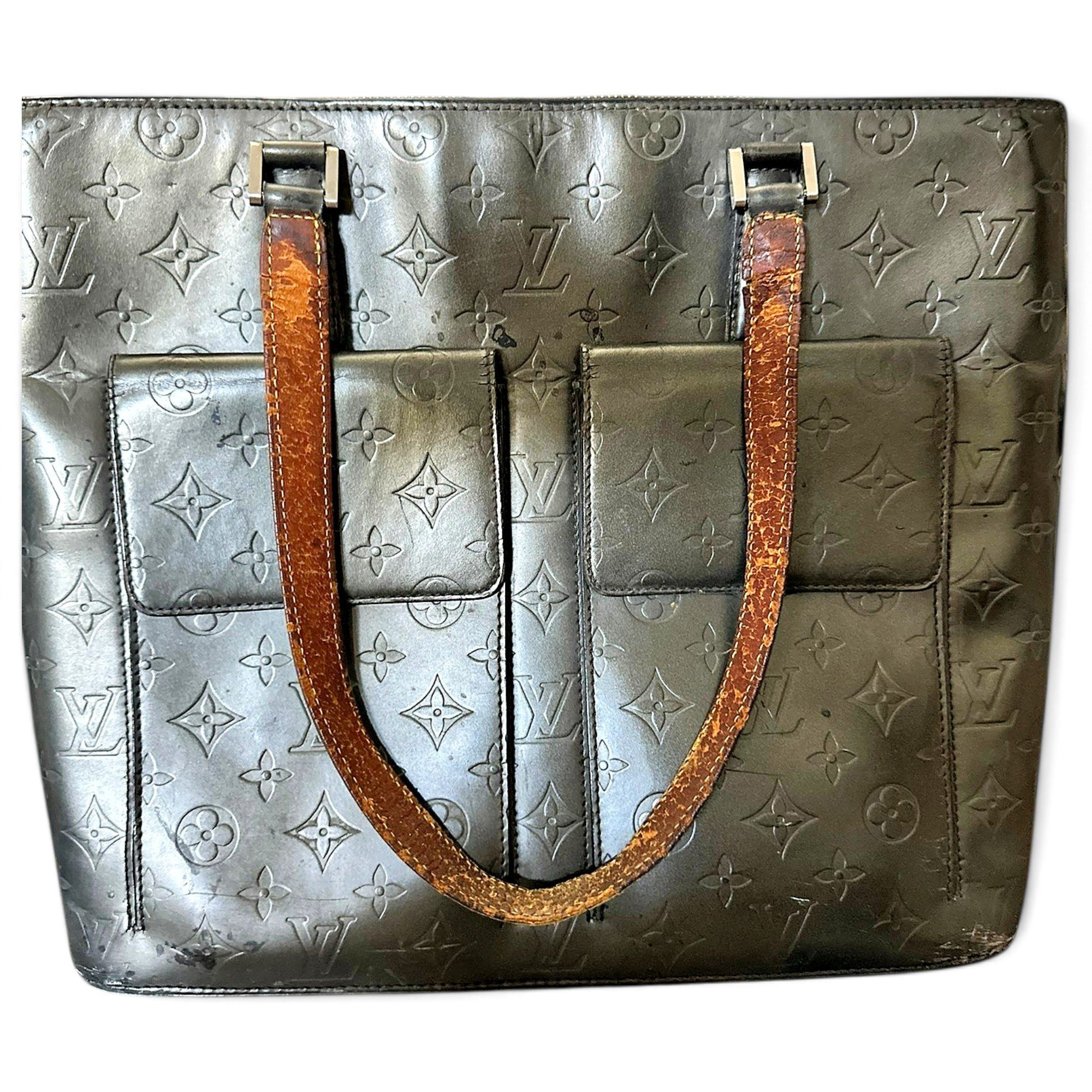 Leather tote