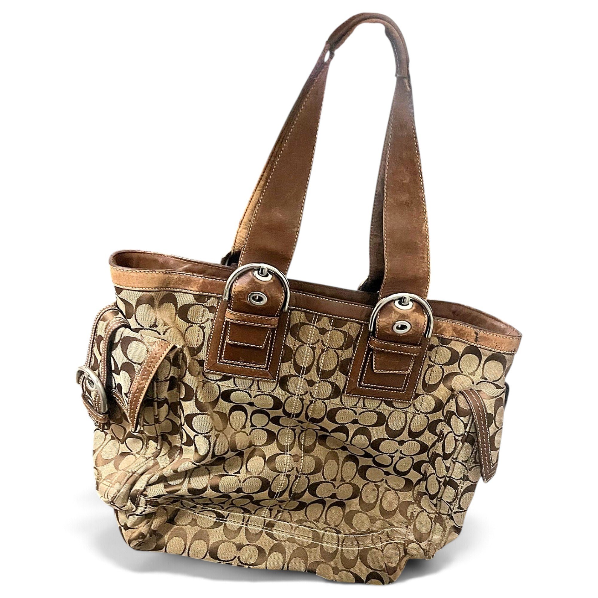 Leather tote