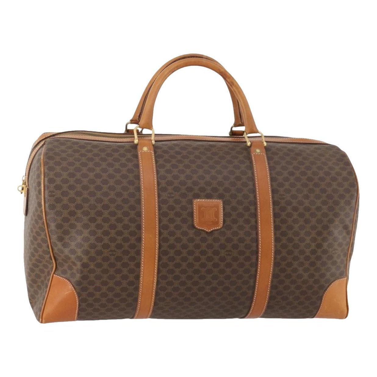 Patent leather travel bag