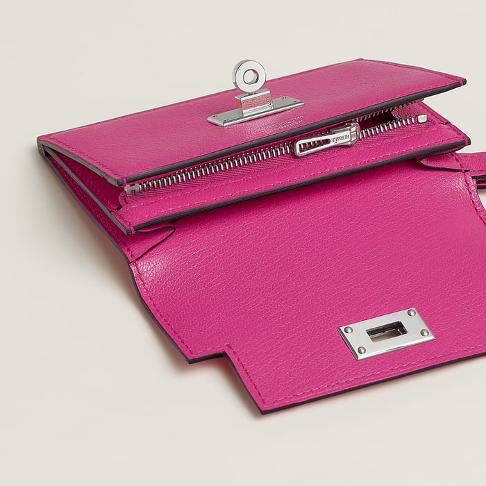 로즈 쇼킹 Kelly Pocket Slim 지갑