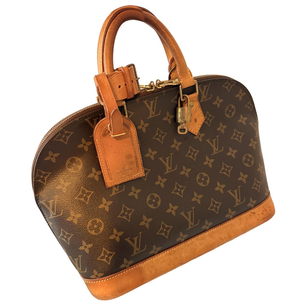 Alma leather handbag
