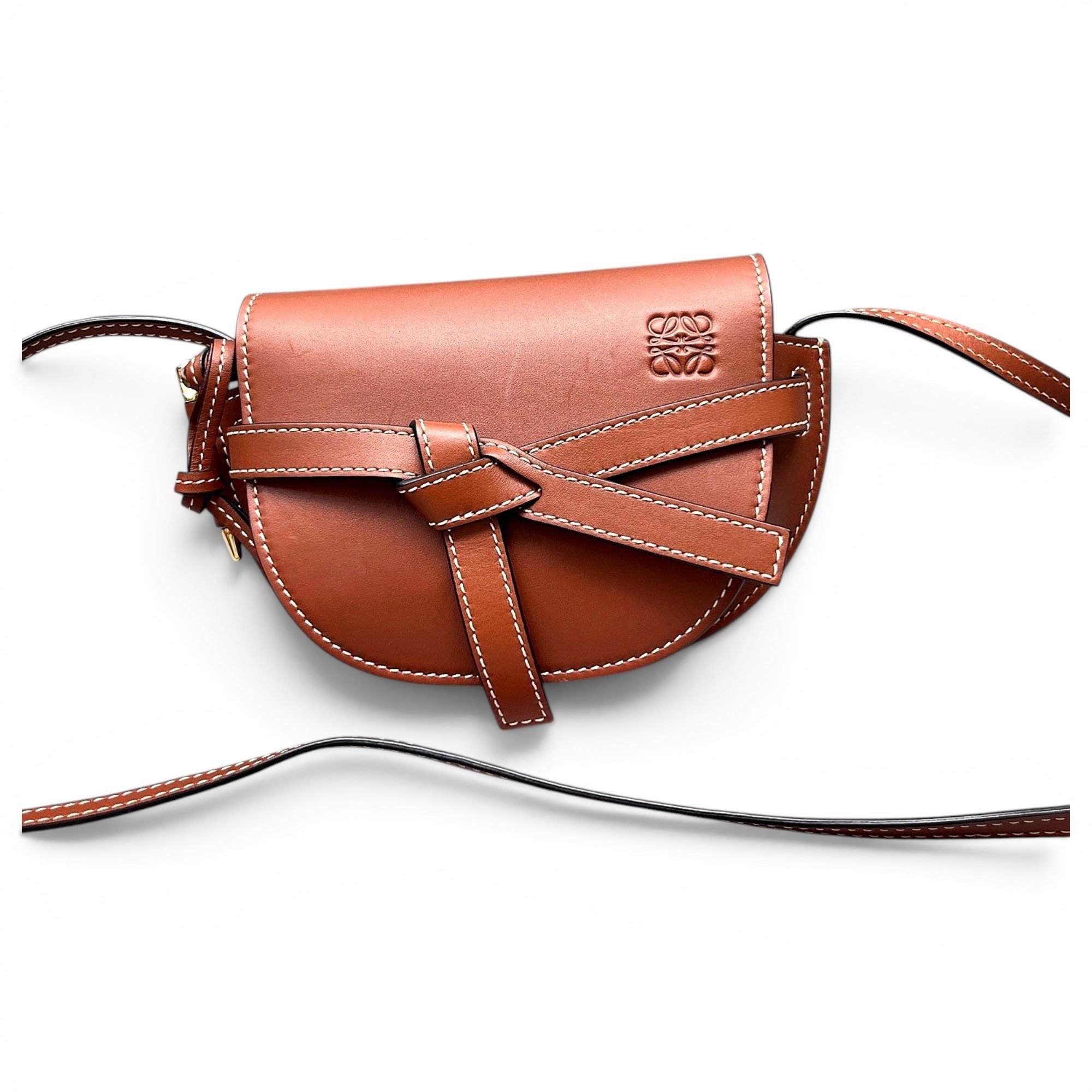 Gate leather handbag