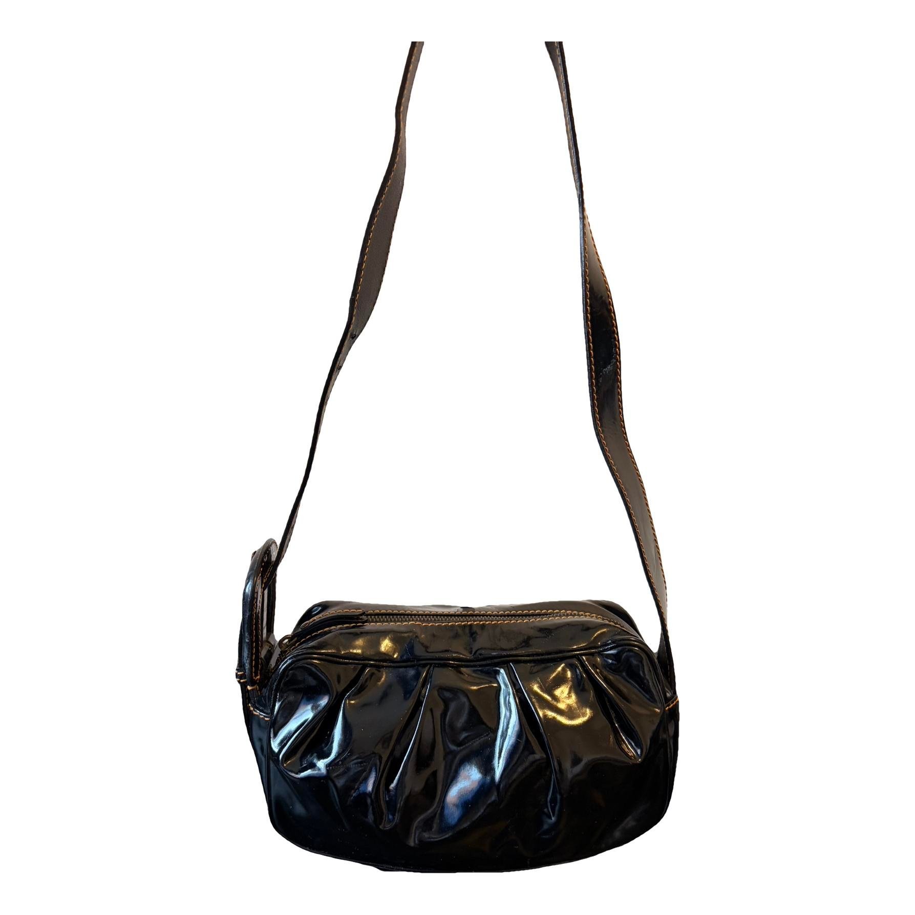 Patent leather handbag