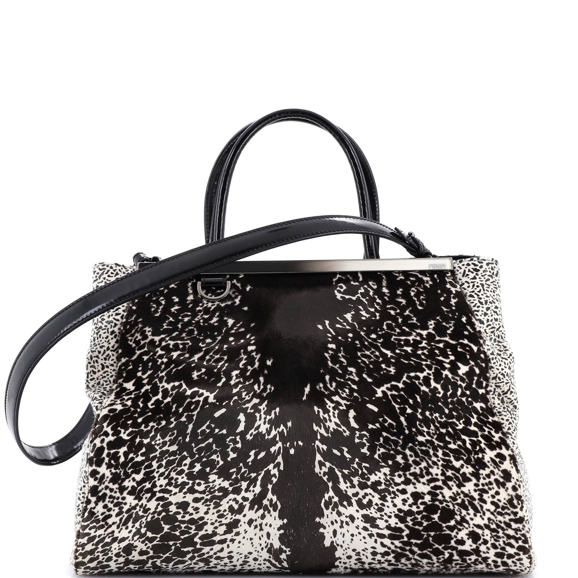 Fendi 2Jours Bag Calf Hair Medium