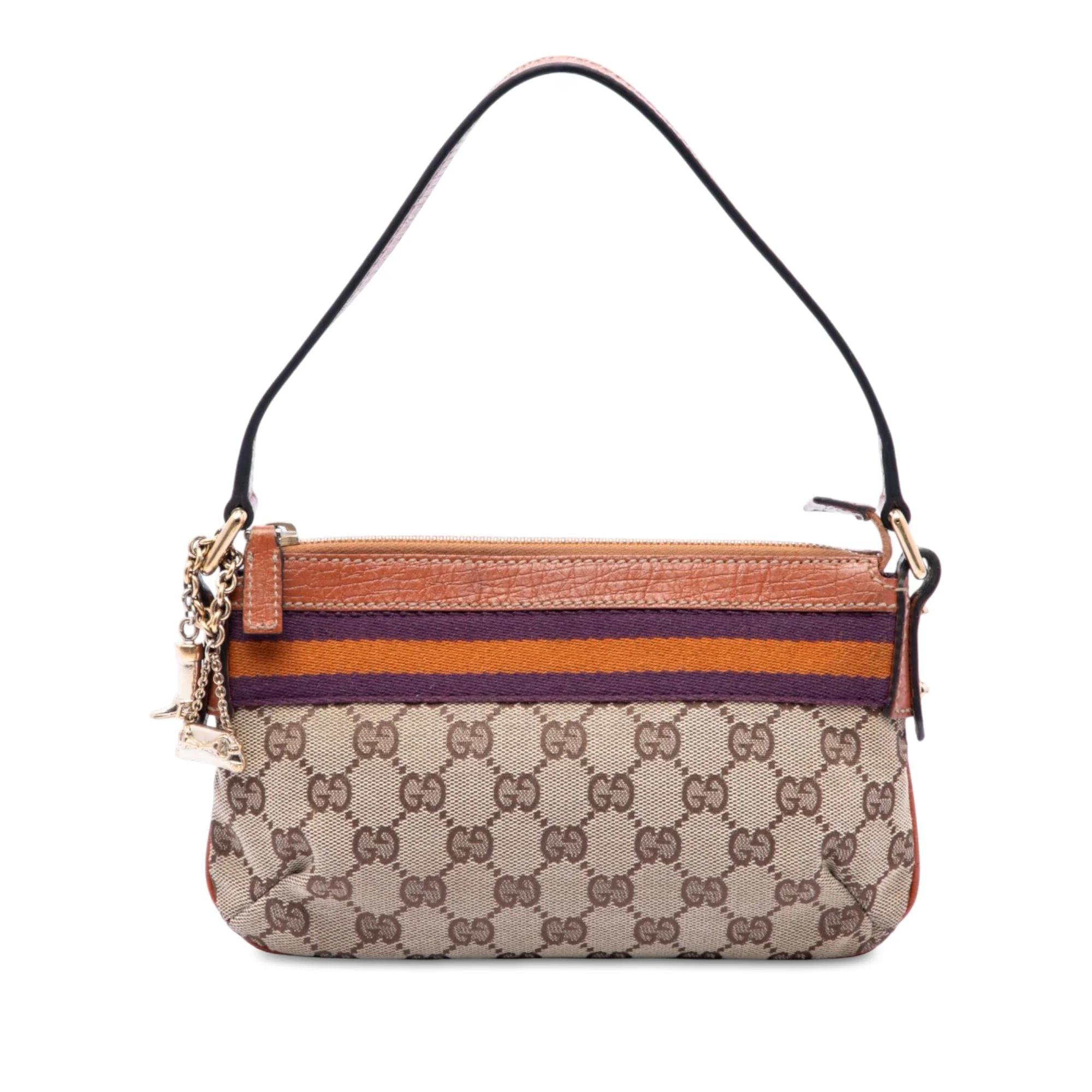 Gucci B leather handbag