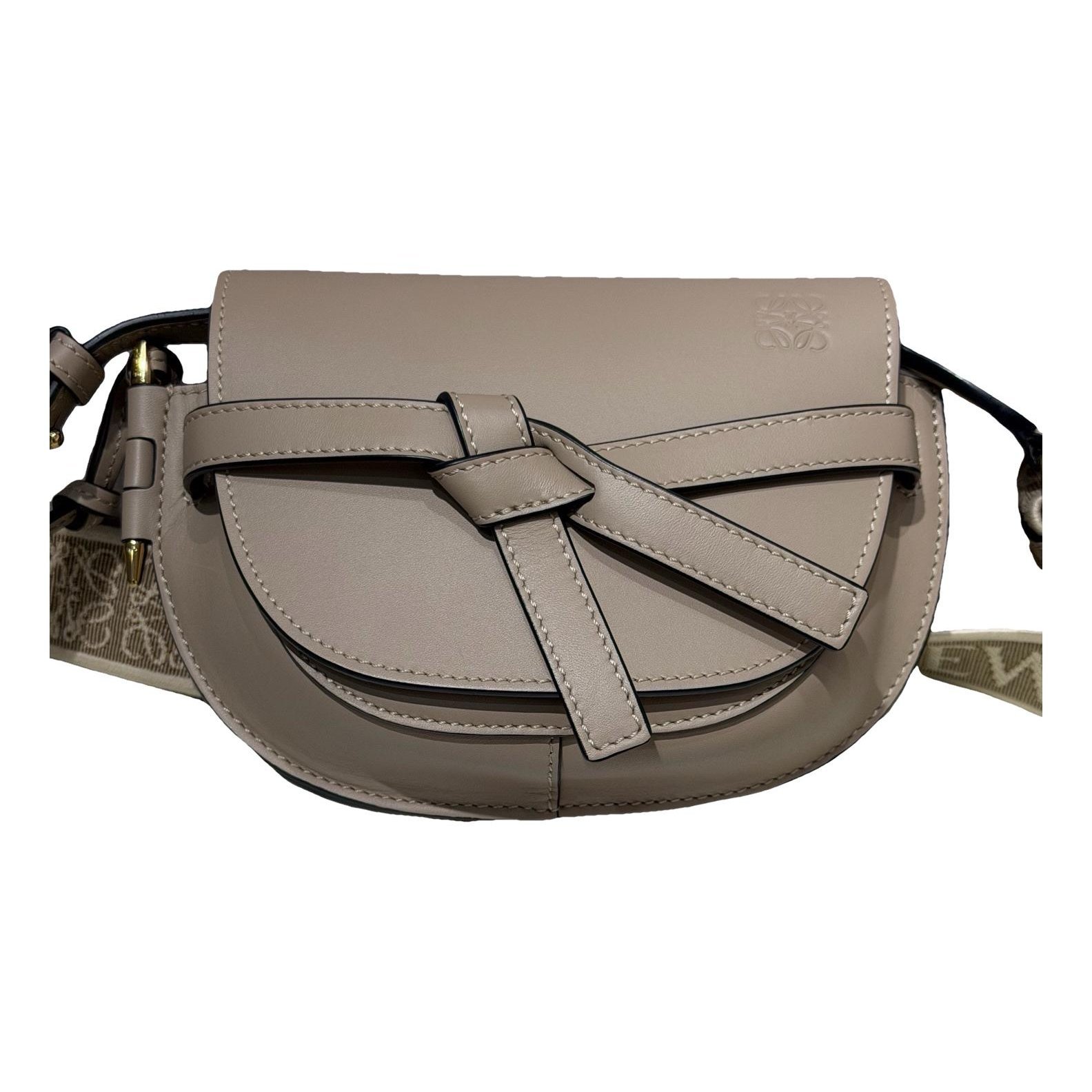 Gate leather crossbody bag