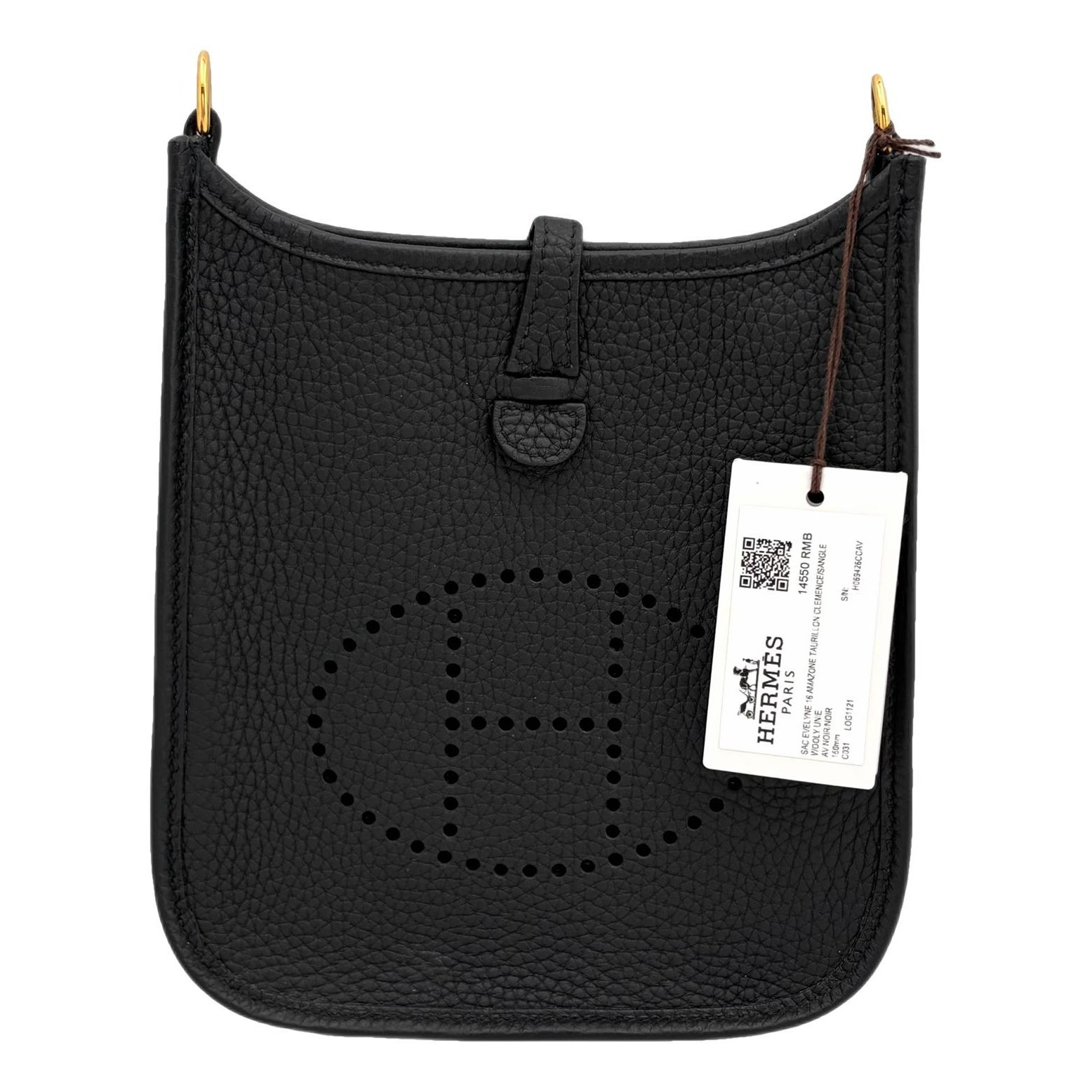 Mini Evelyne leather handbag