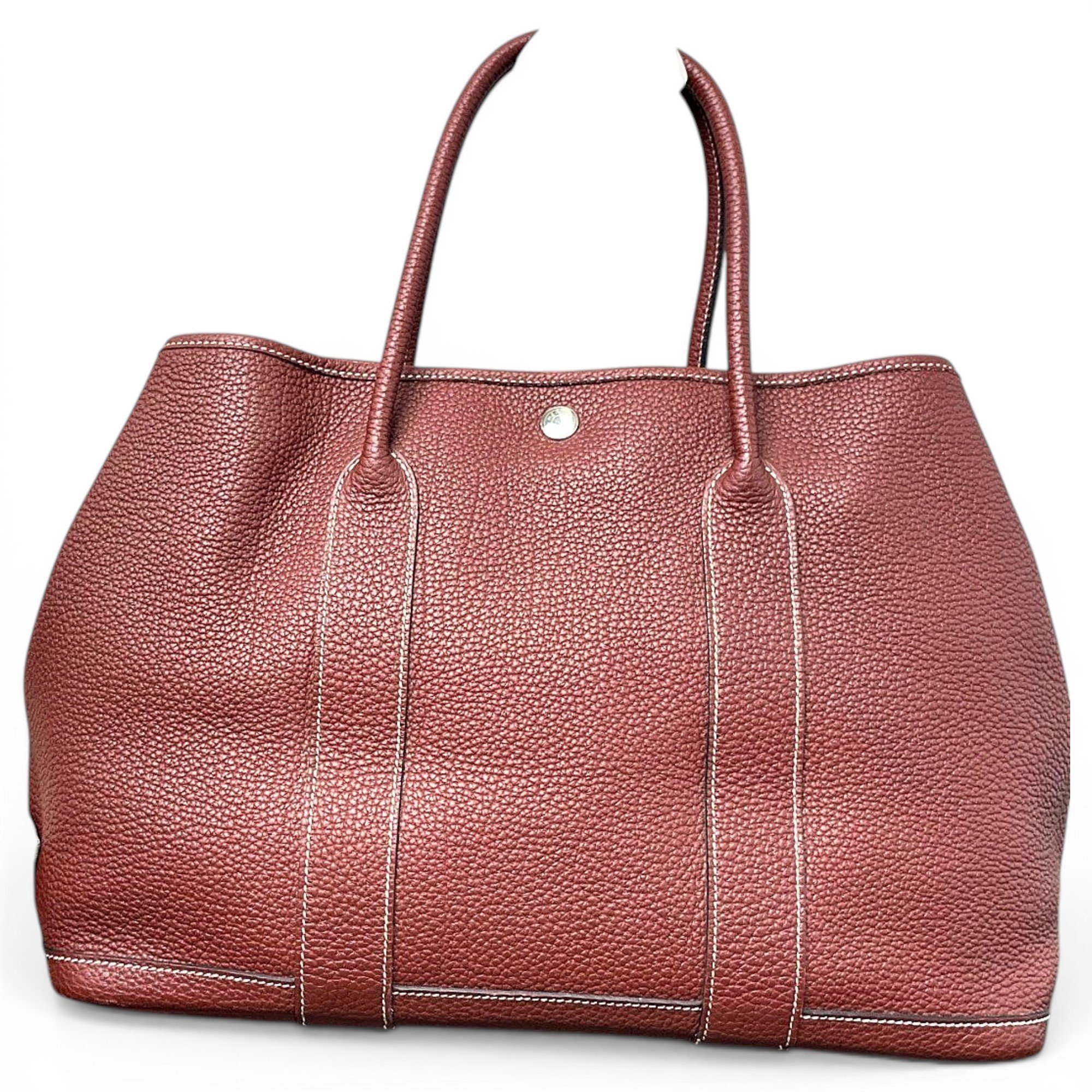 Garden Party leather handbag
