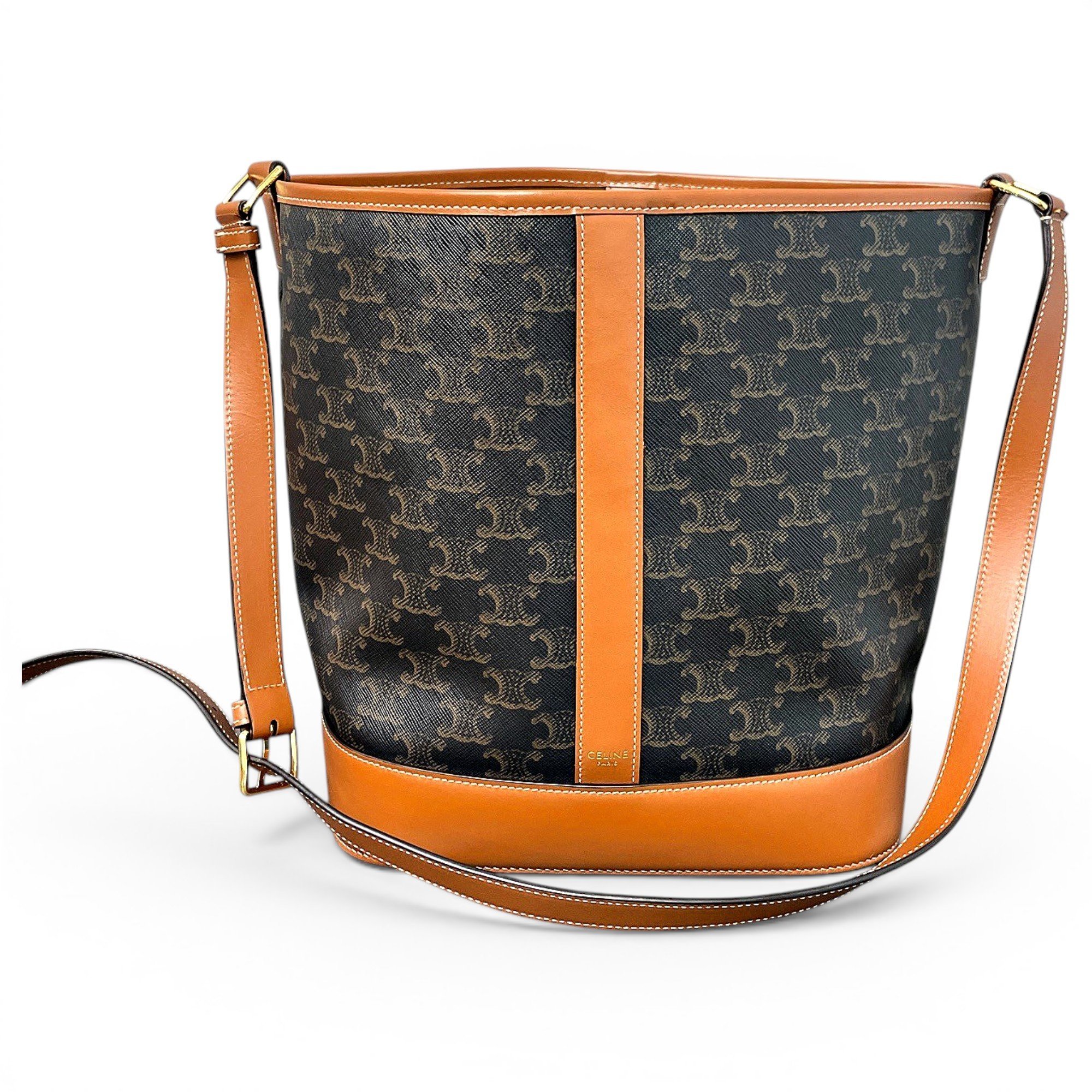 SAC SEAU leather handbag