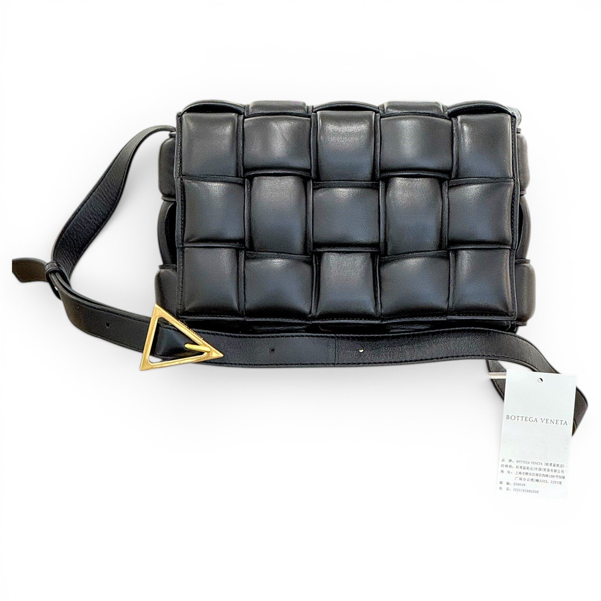 Cassette Padded leather handbag
