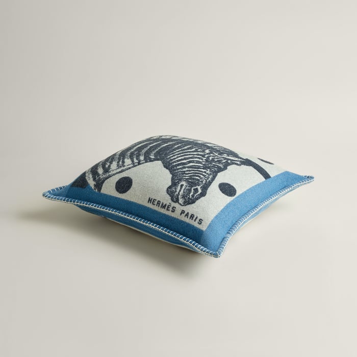 Bleu Zebre Zig Zag Pillow