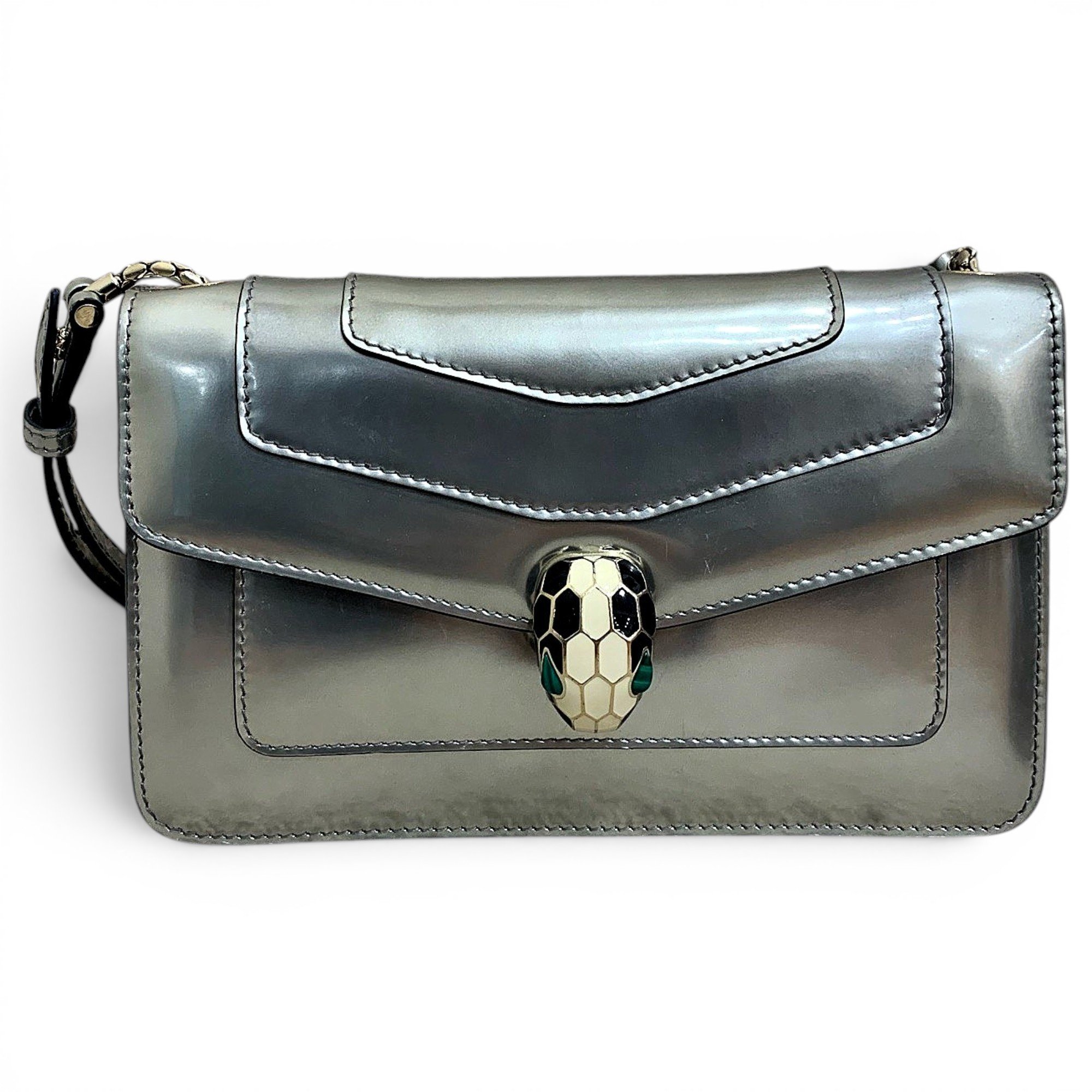 Bvlgari Serpenti leather crossbody bag