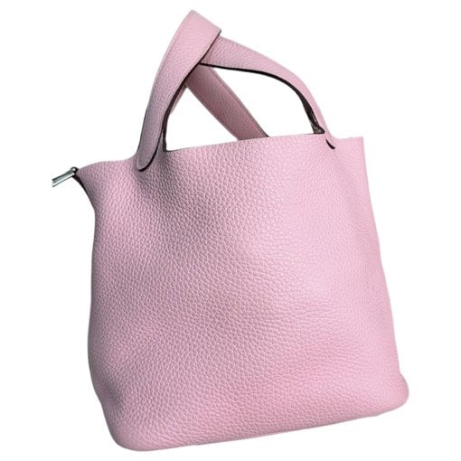 Picotin leather tote