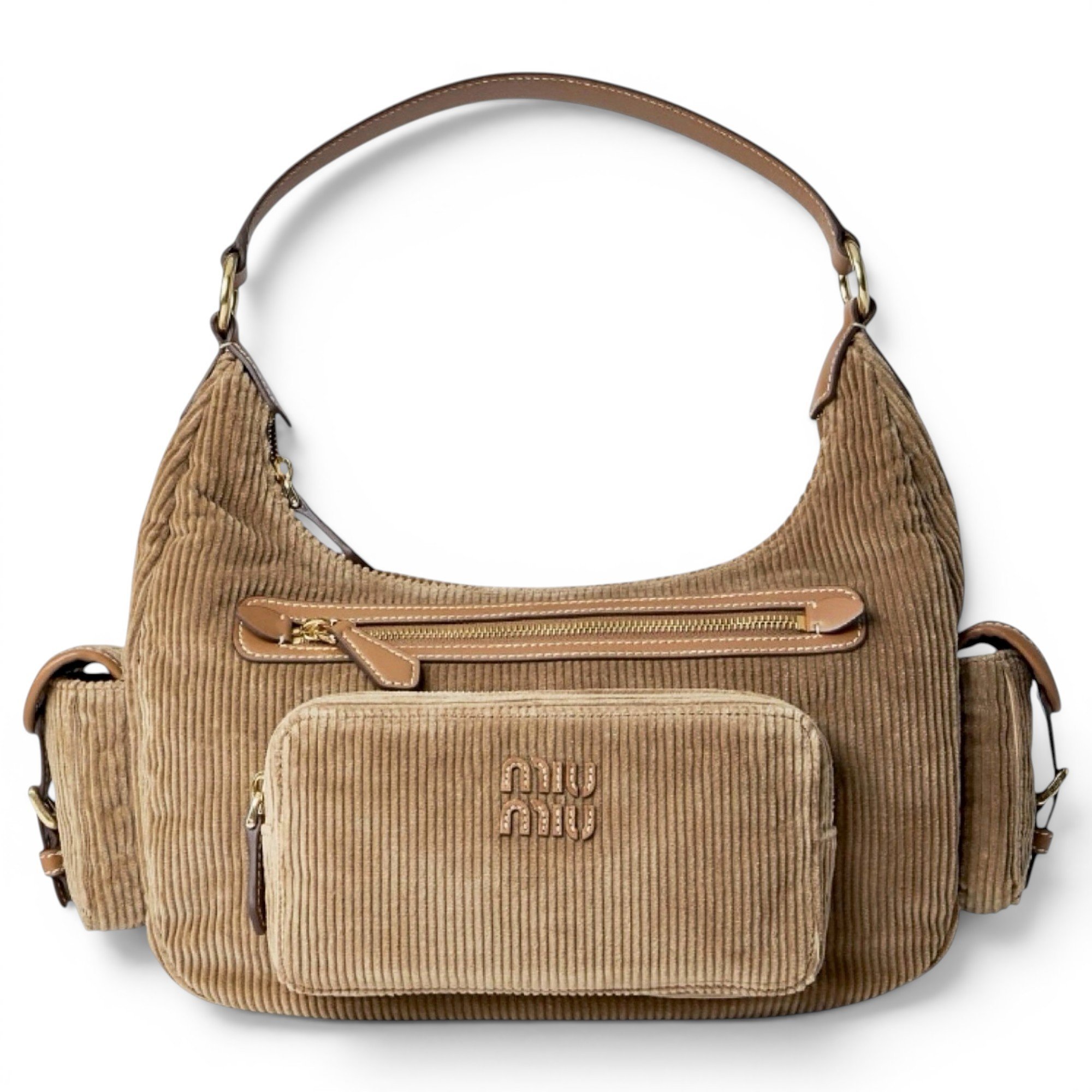 Miu Miu Pocket leather handbag
