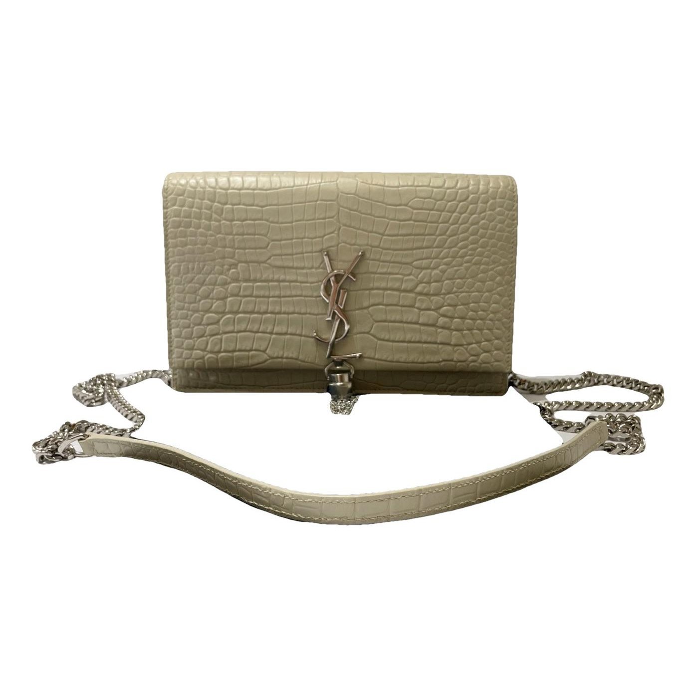 Pompom Kate leather handbag