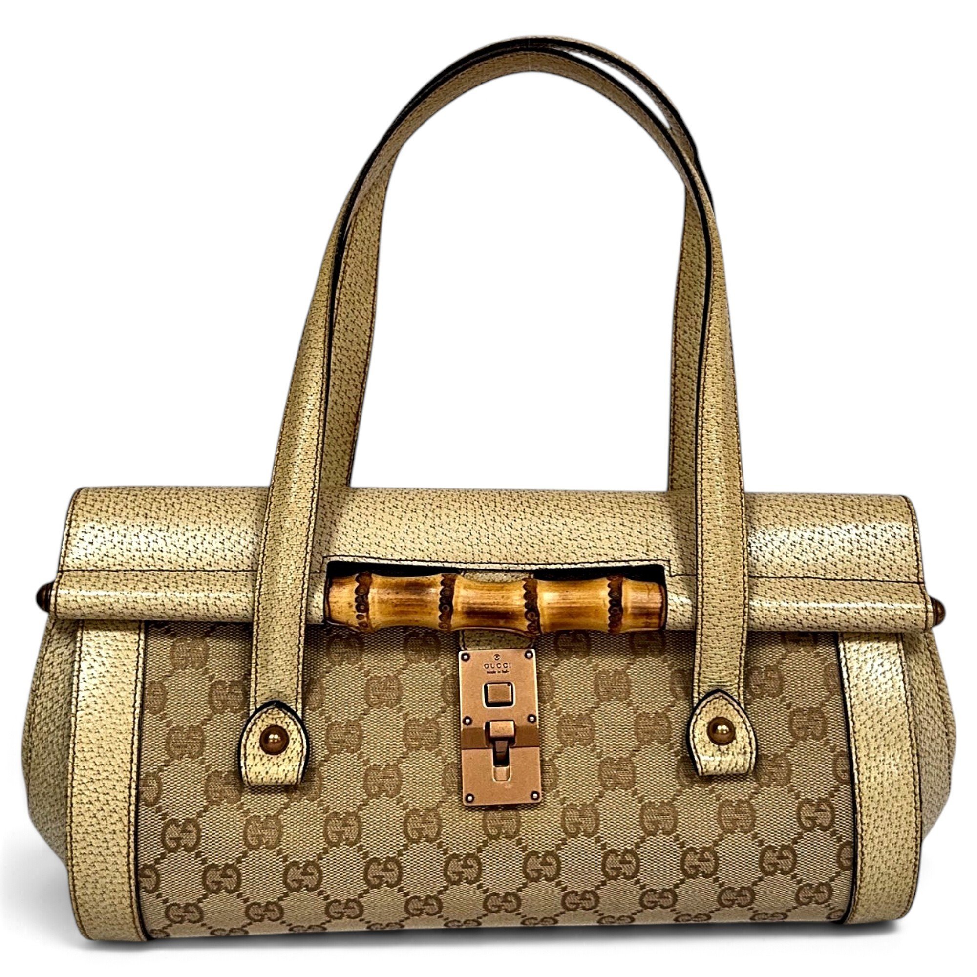 New Bamboo leather handbag