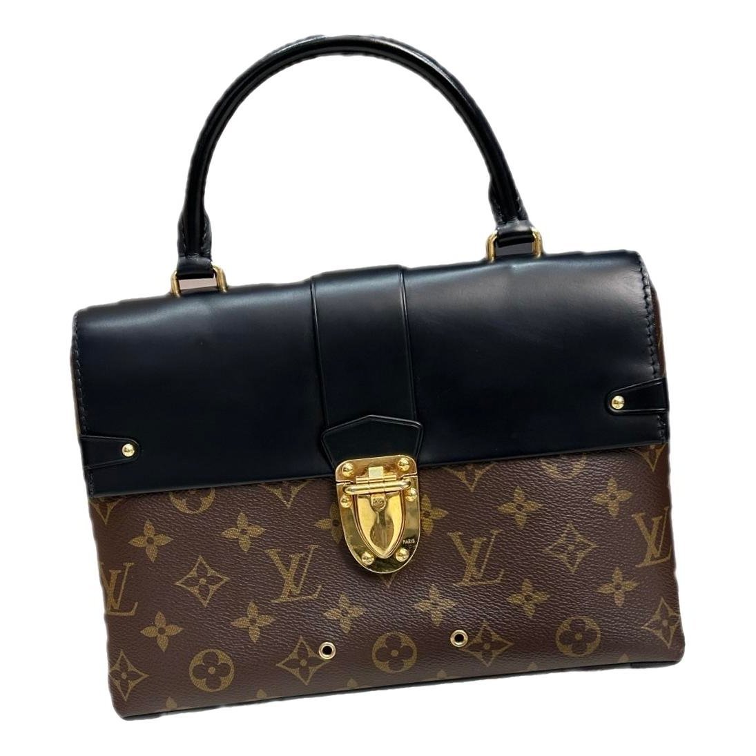 One Handle very leather handbag
