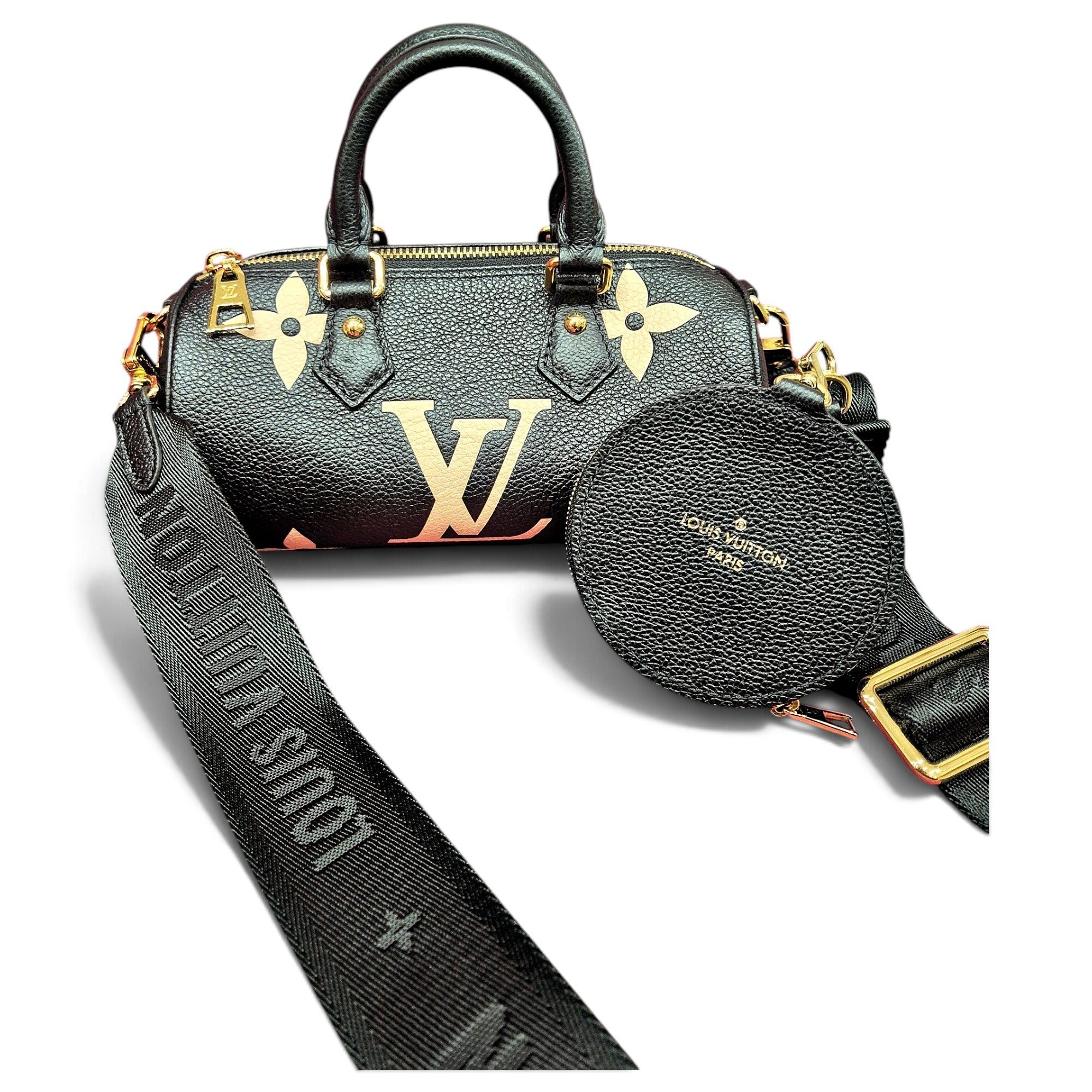 Papillon BB leather crossbody bag
