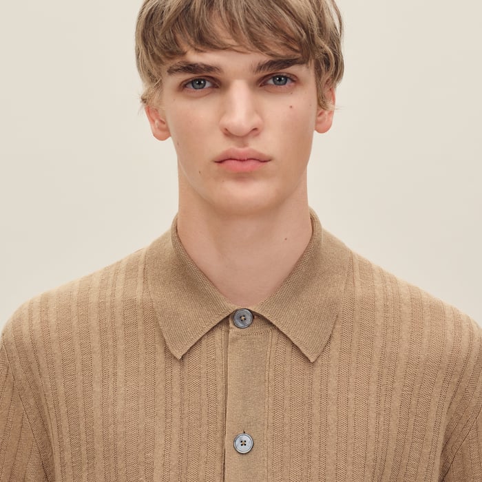 Kraft Short-sleeve Straight Cut Shirt