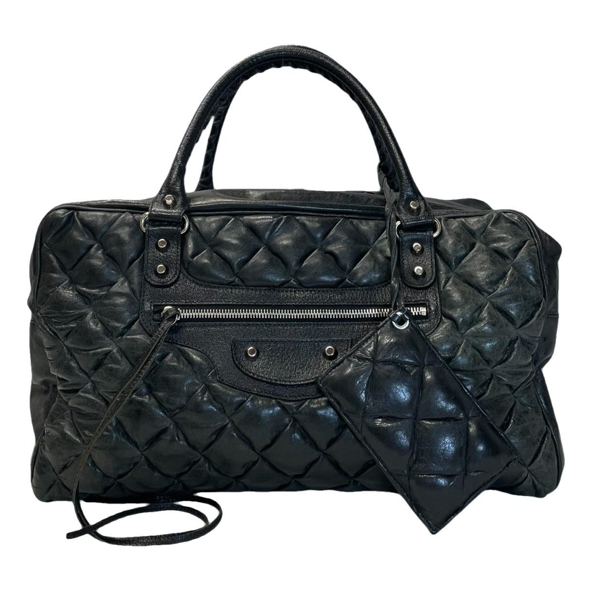 Leather tote