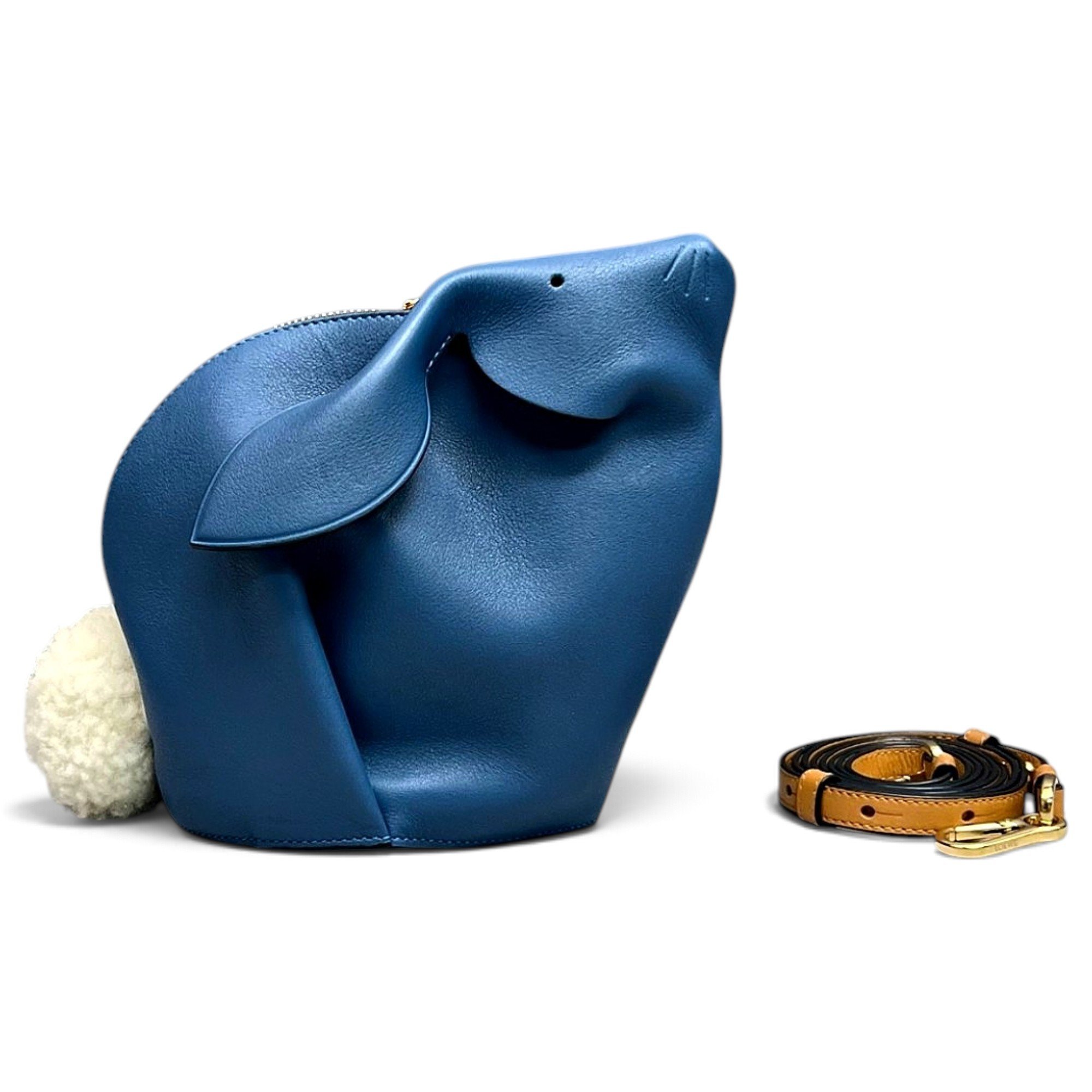 Animals leather crossbody bag