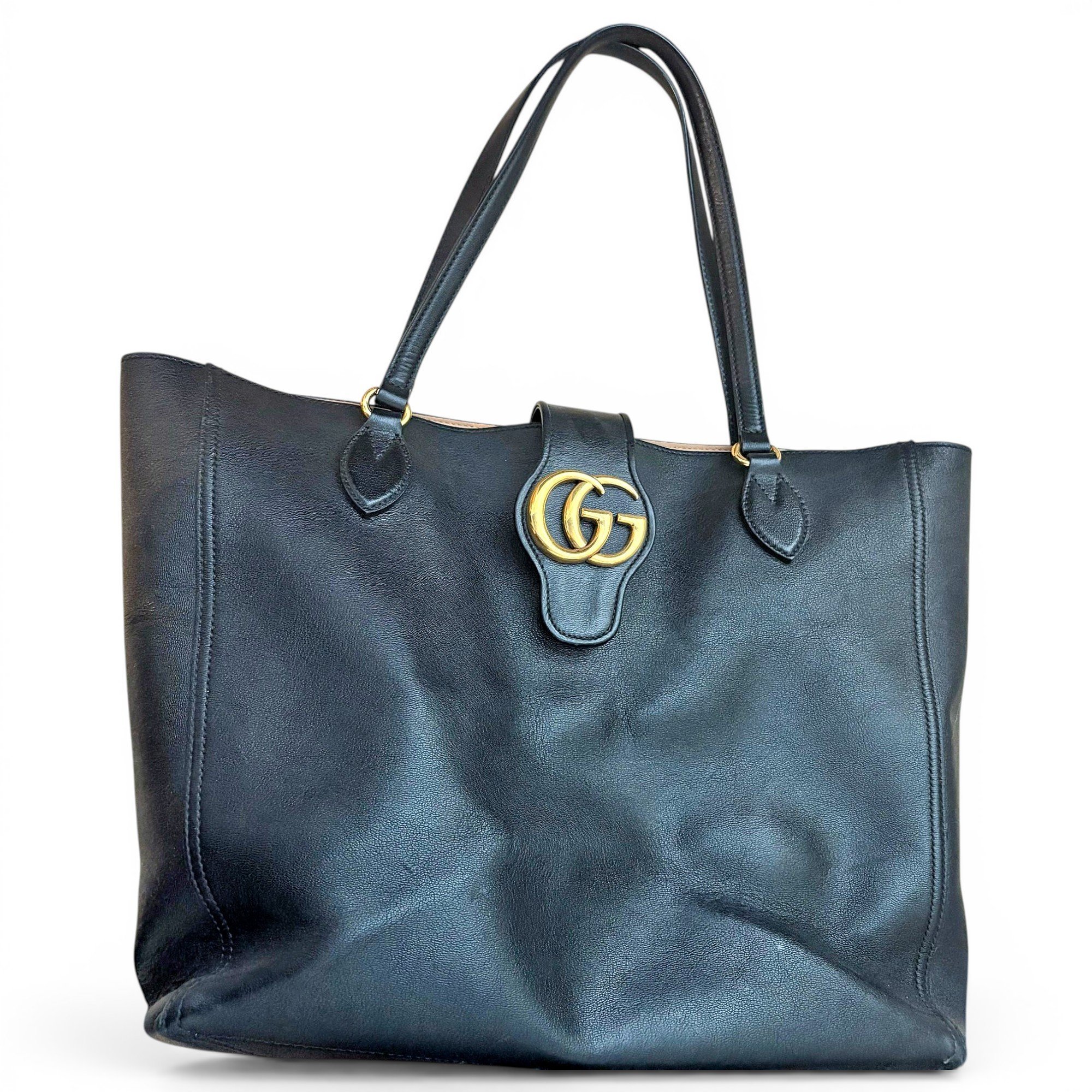 Leather tote