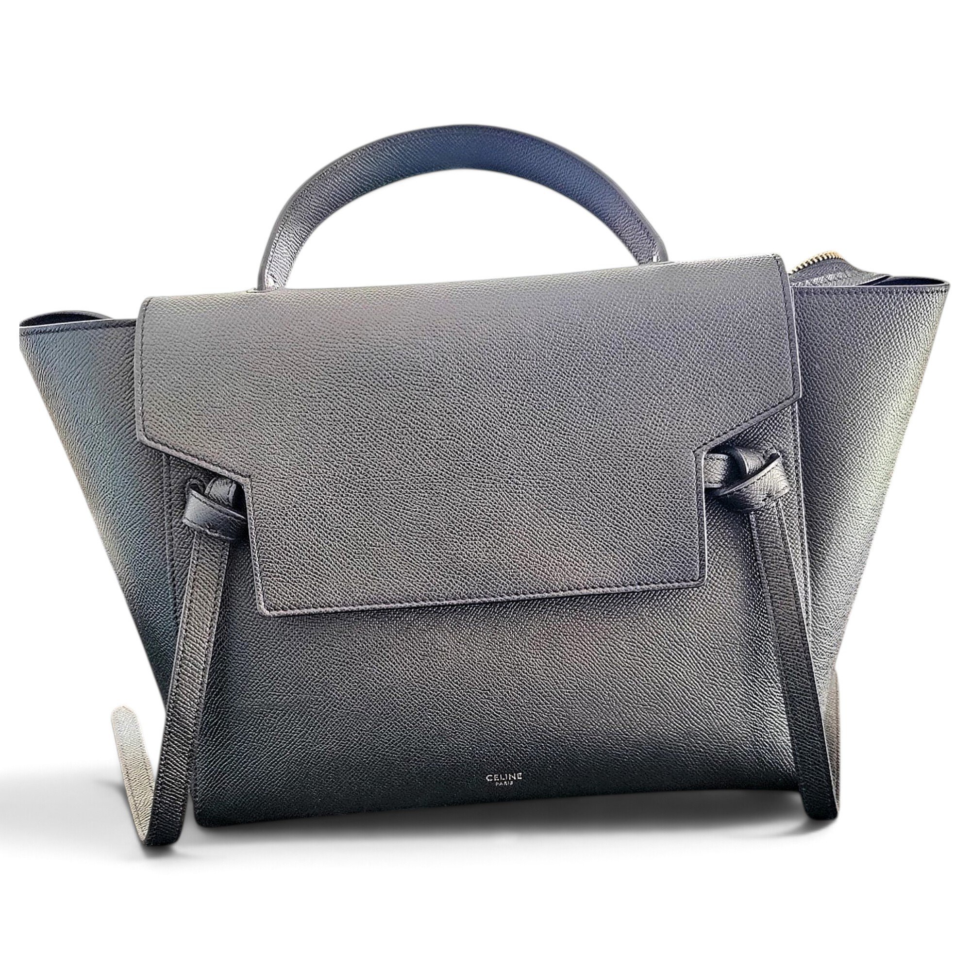 Belt leather handbag