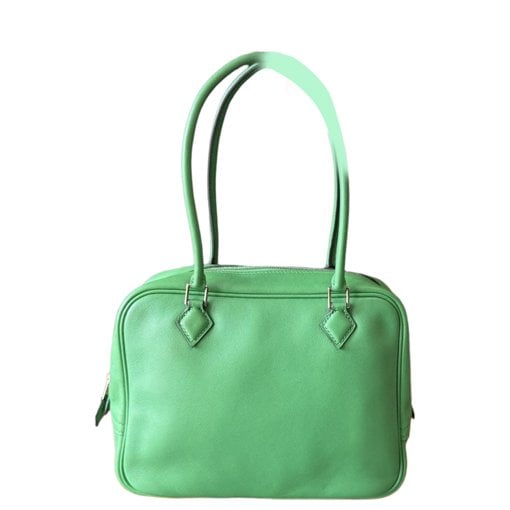 Plume leather handbag