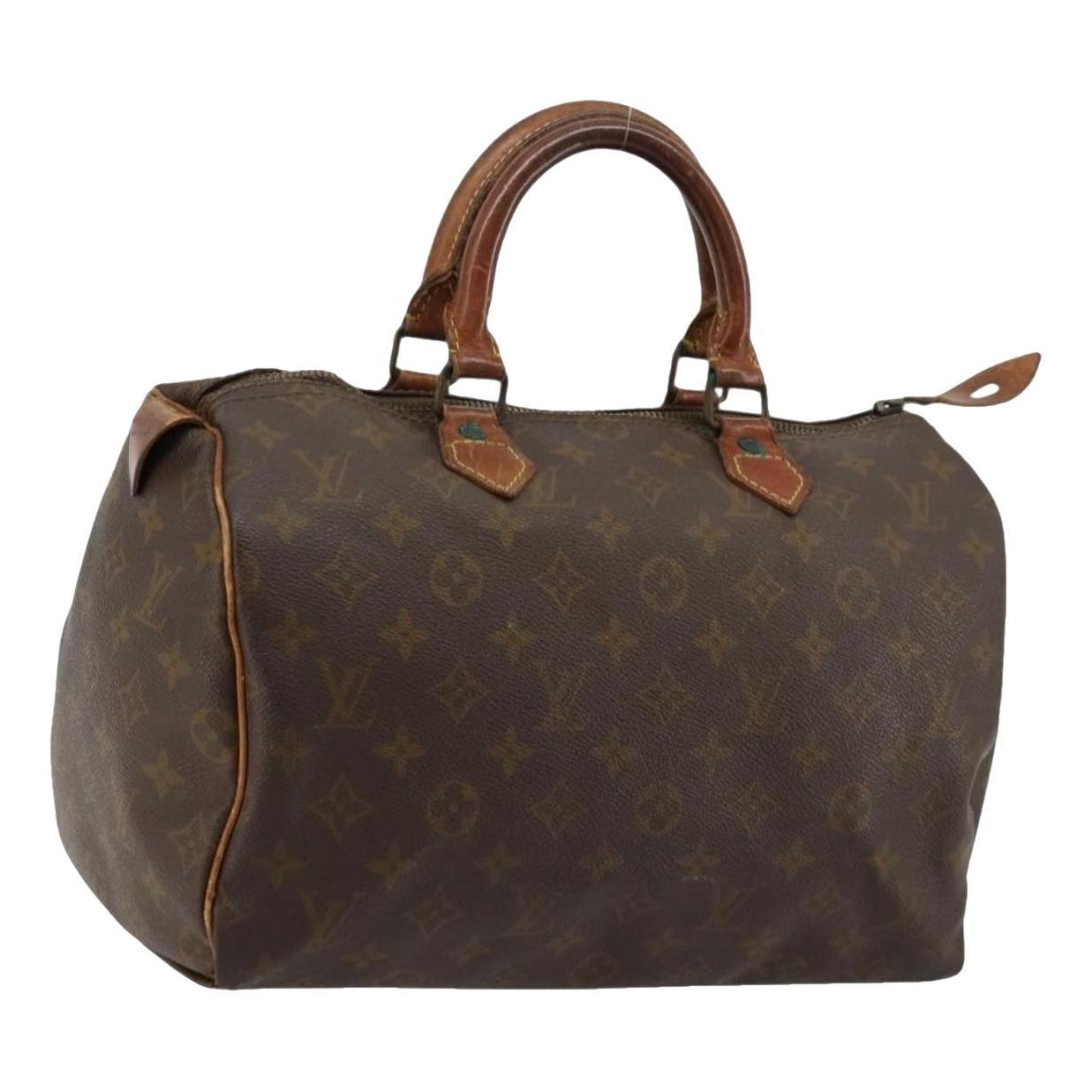 Speedy leather handbag