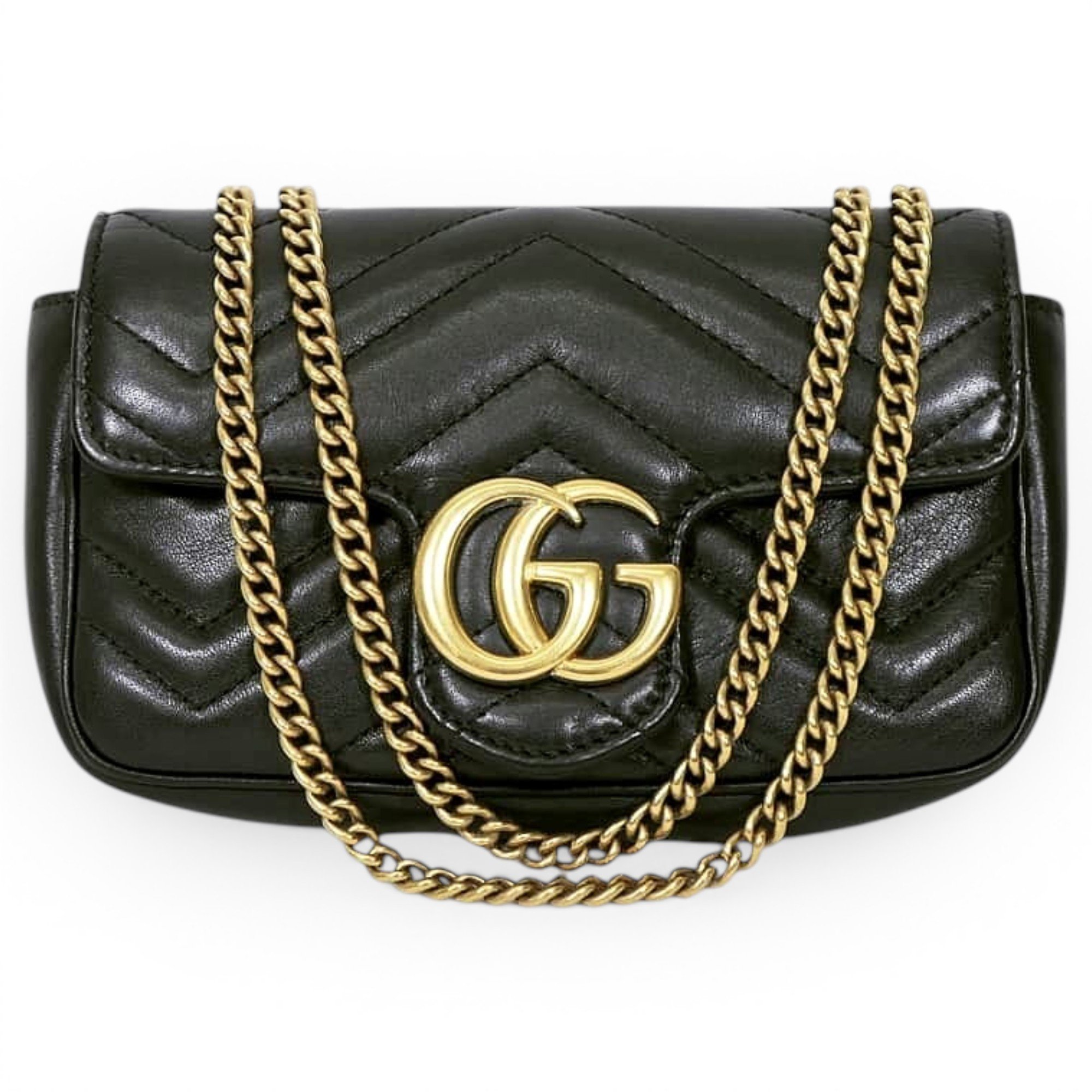 GG Marmont Flap leather crossbody bag