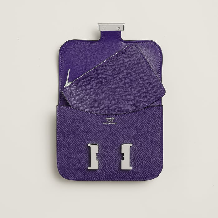 Purple Constance Slim Wallet