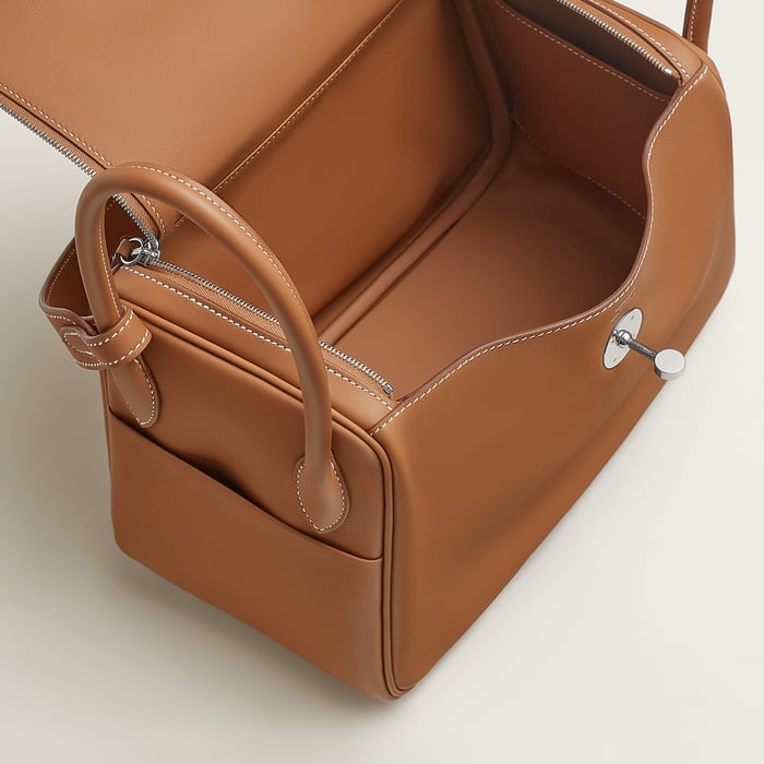 Gold Lindy 26 Bag