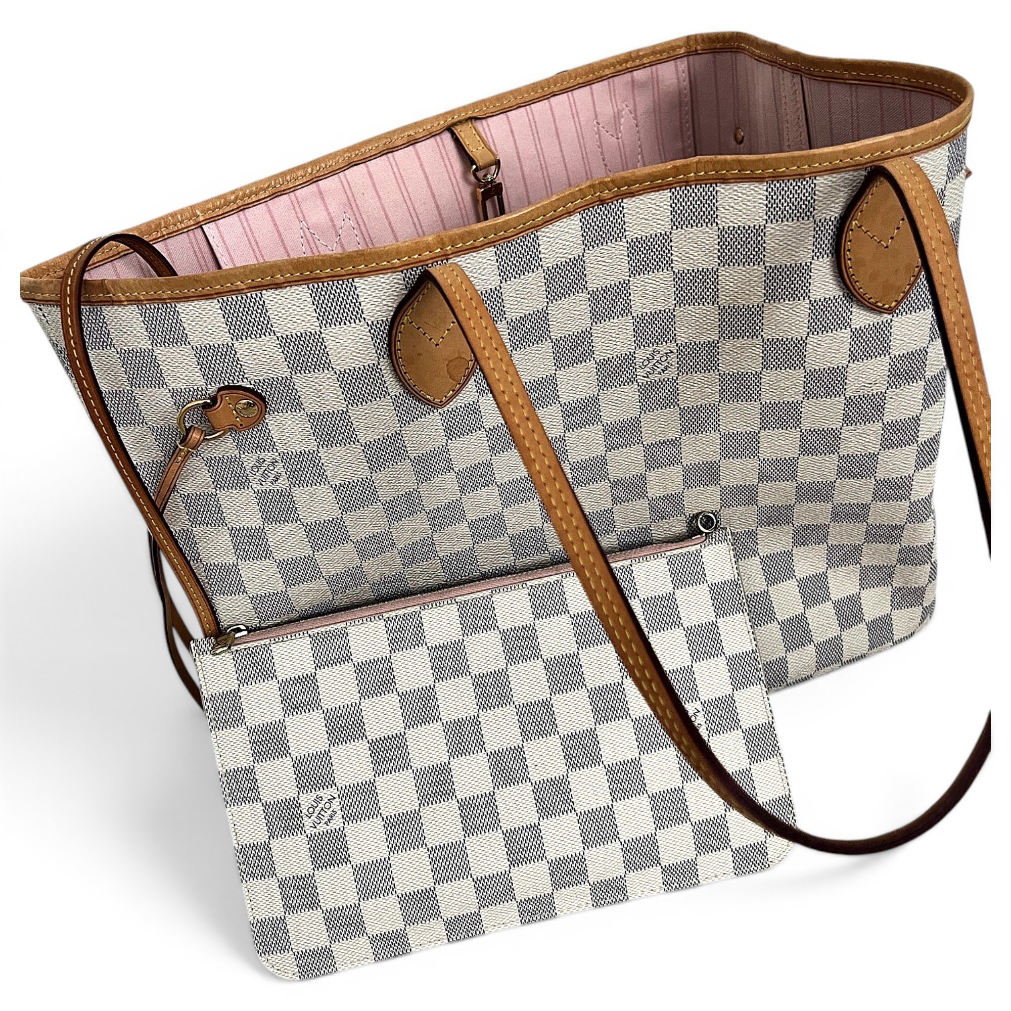 Neverfull leather tote
