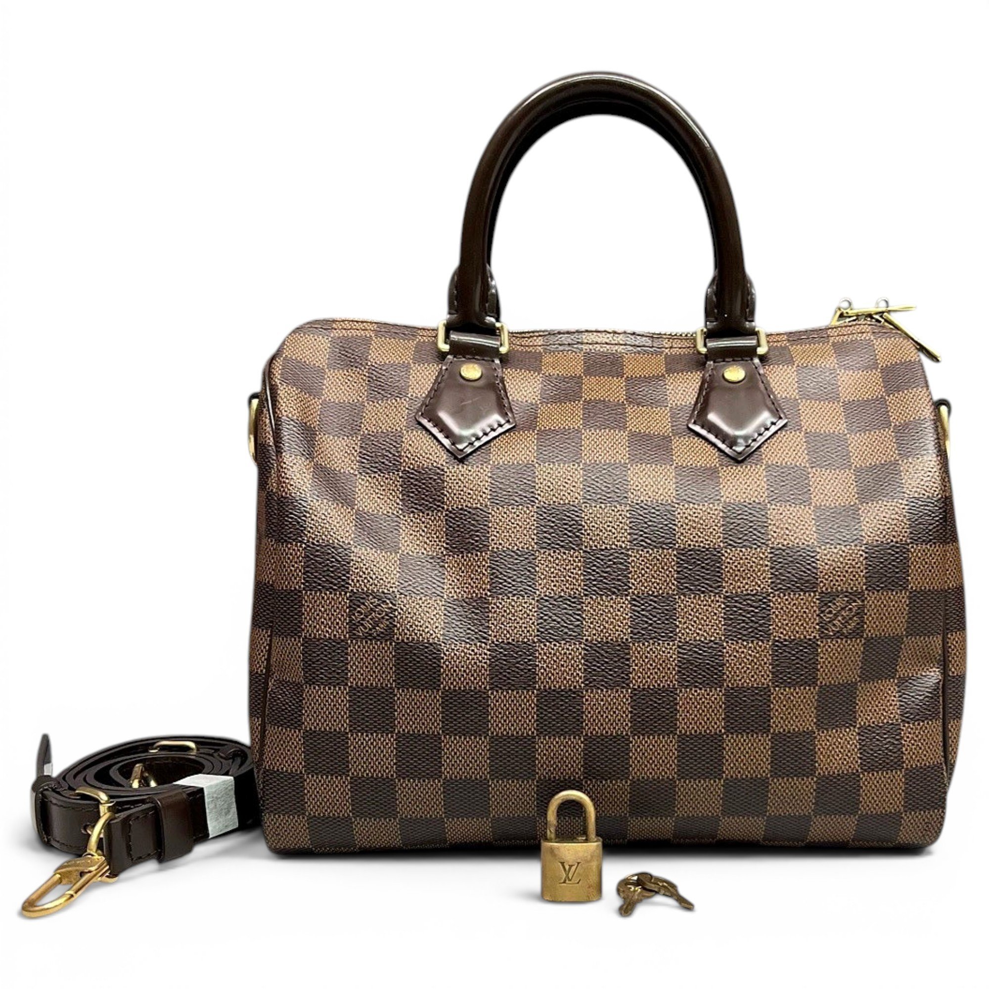 Speedy leather handbag