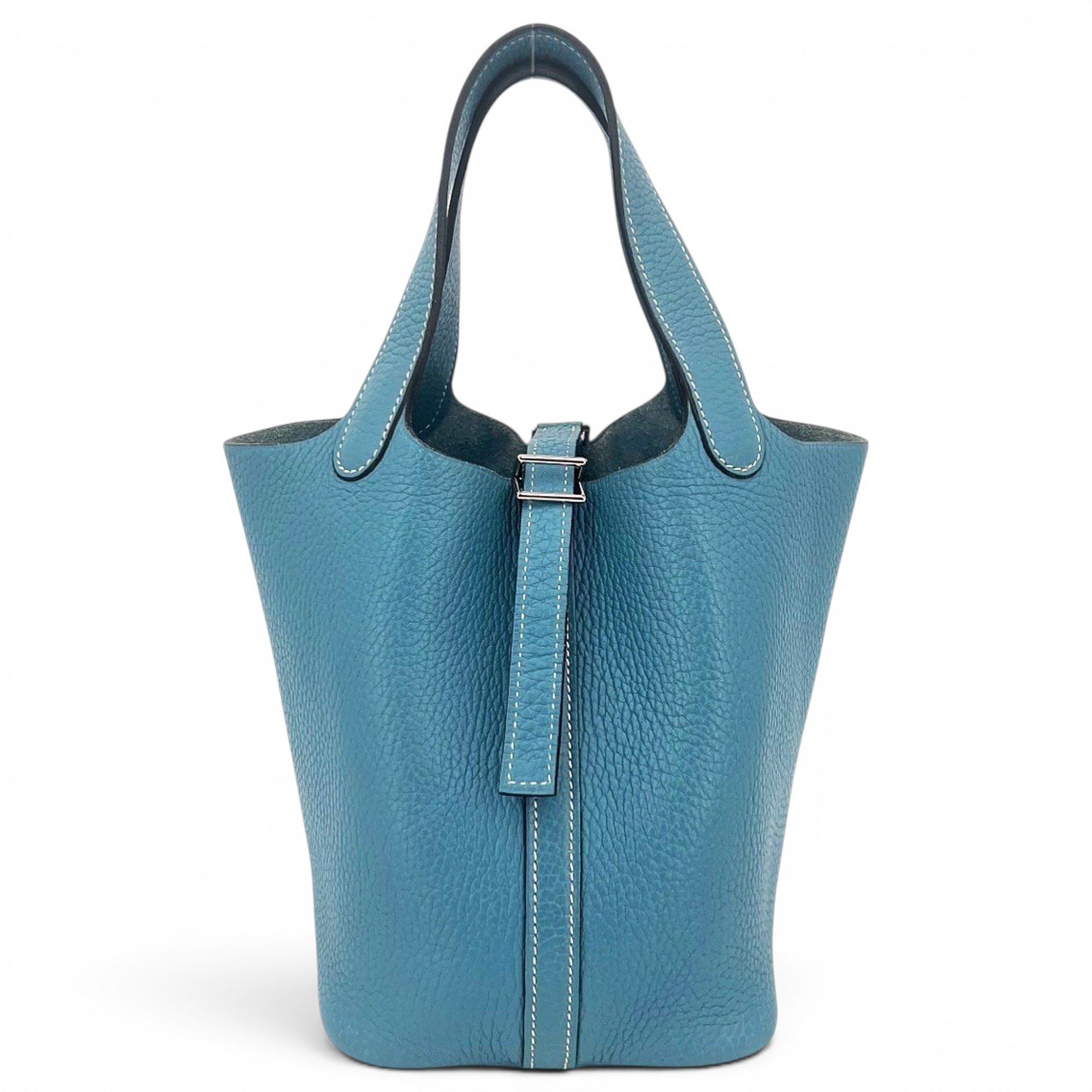 Picotin leather handbag