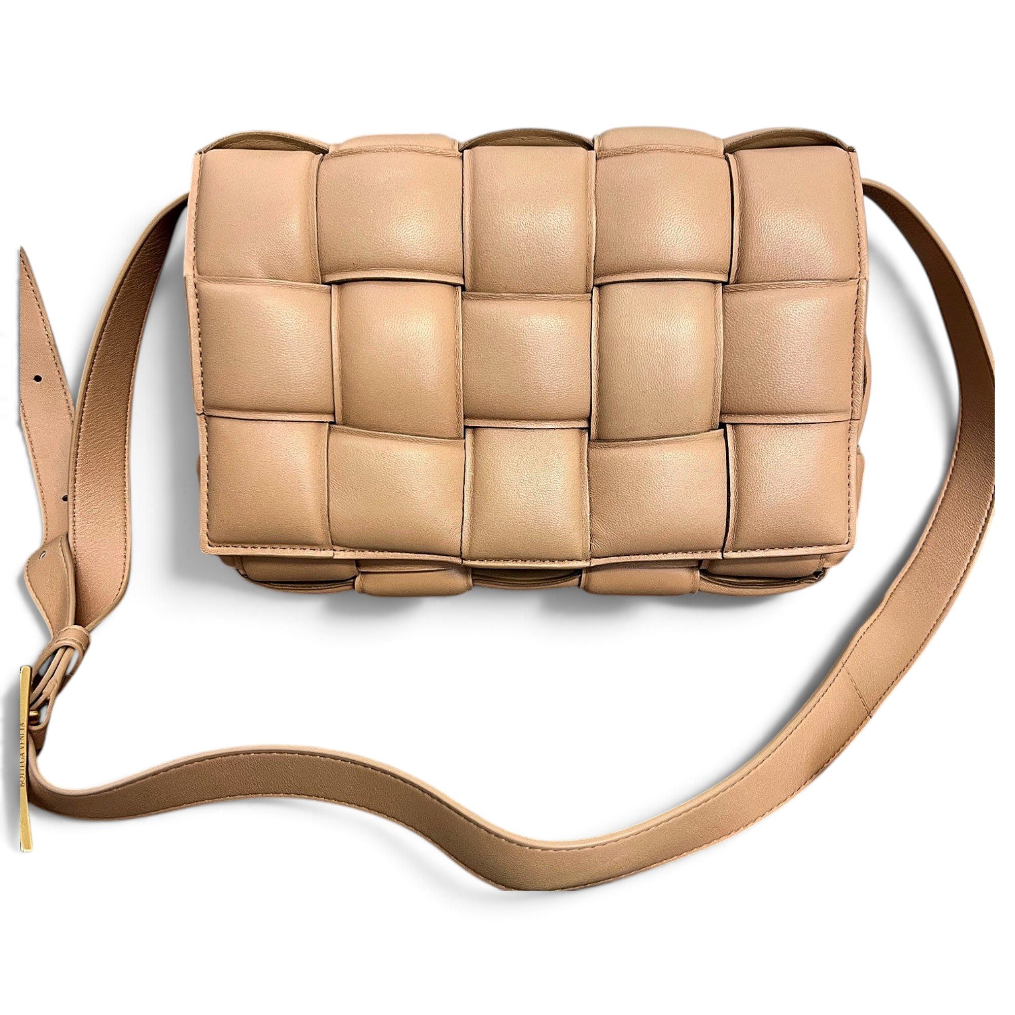 Cassette Padded leather handbag