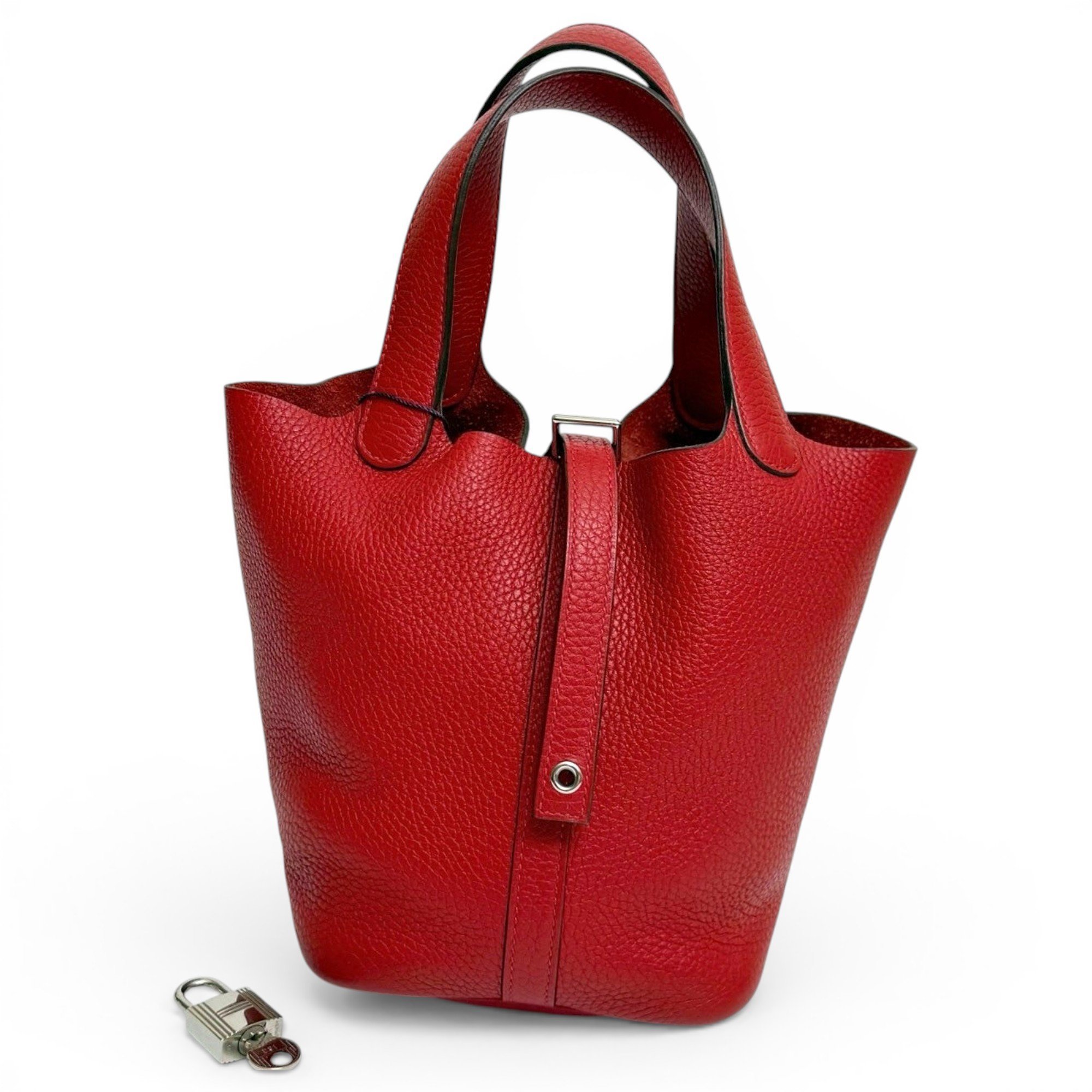 Picotin leather handbag