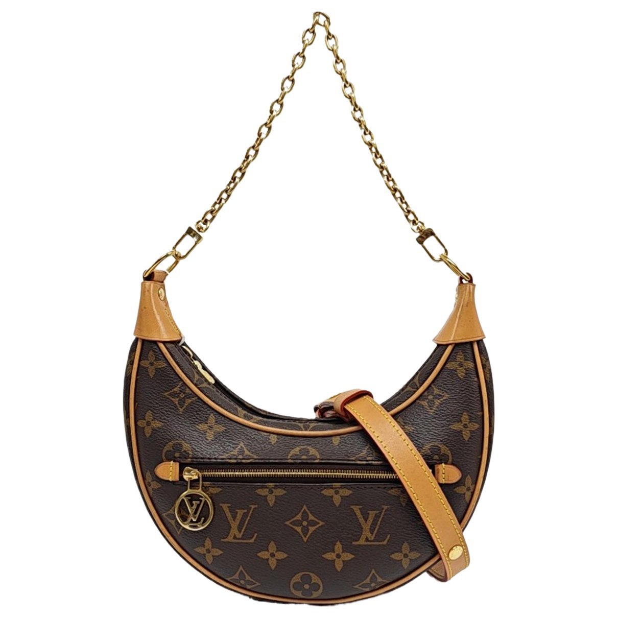 Loop leather crossbody bag