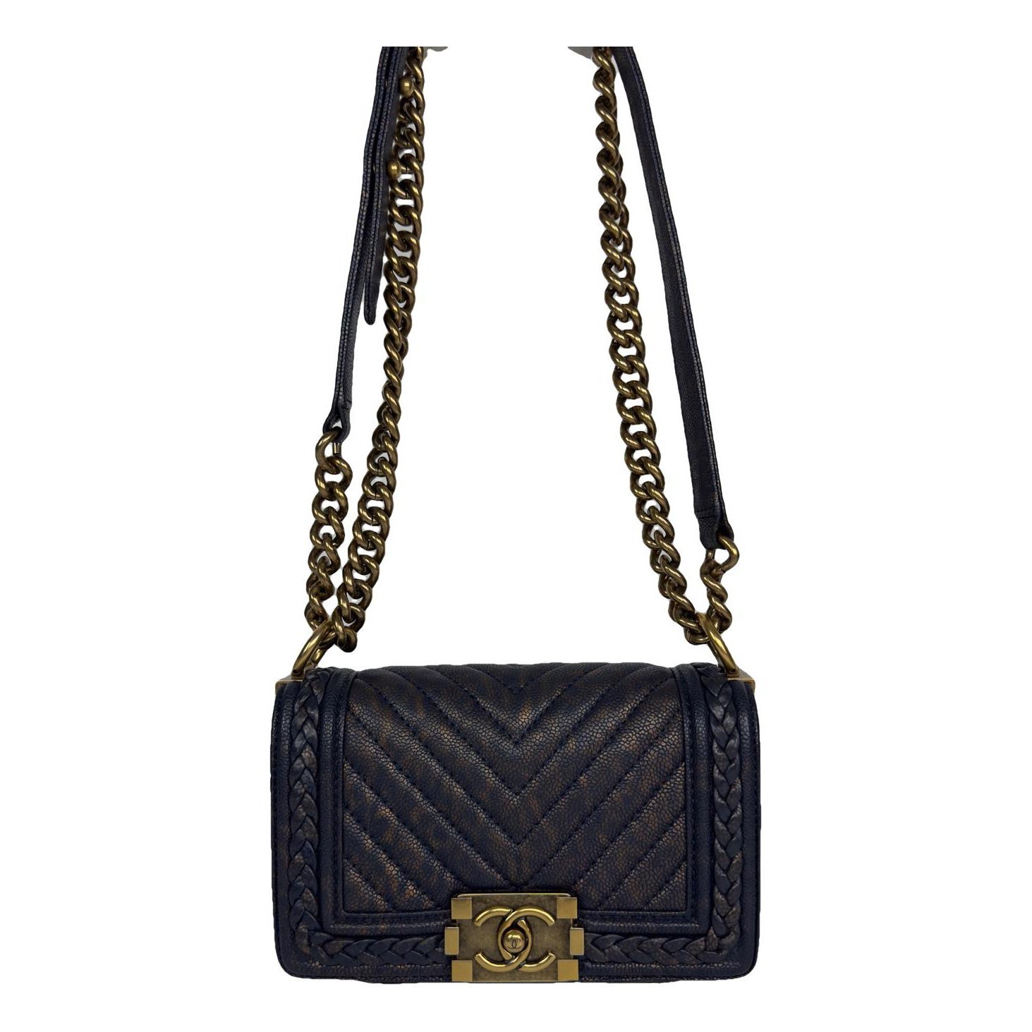 Boy leather crossbody bag