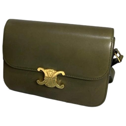 Triomphe leather handbag