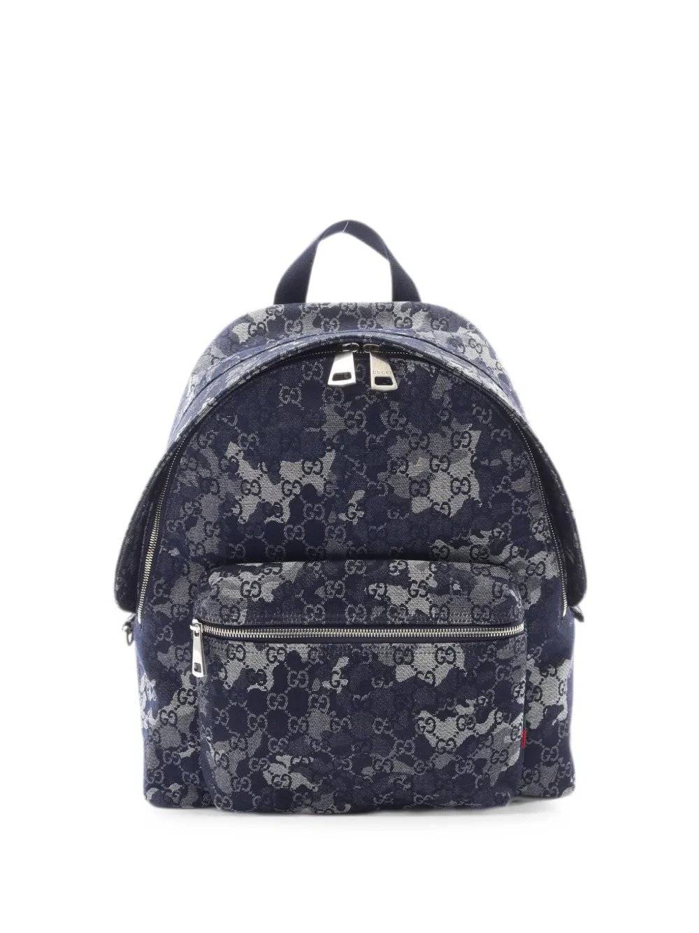 2010s GG denim backpack