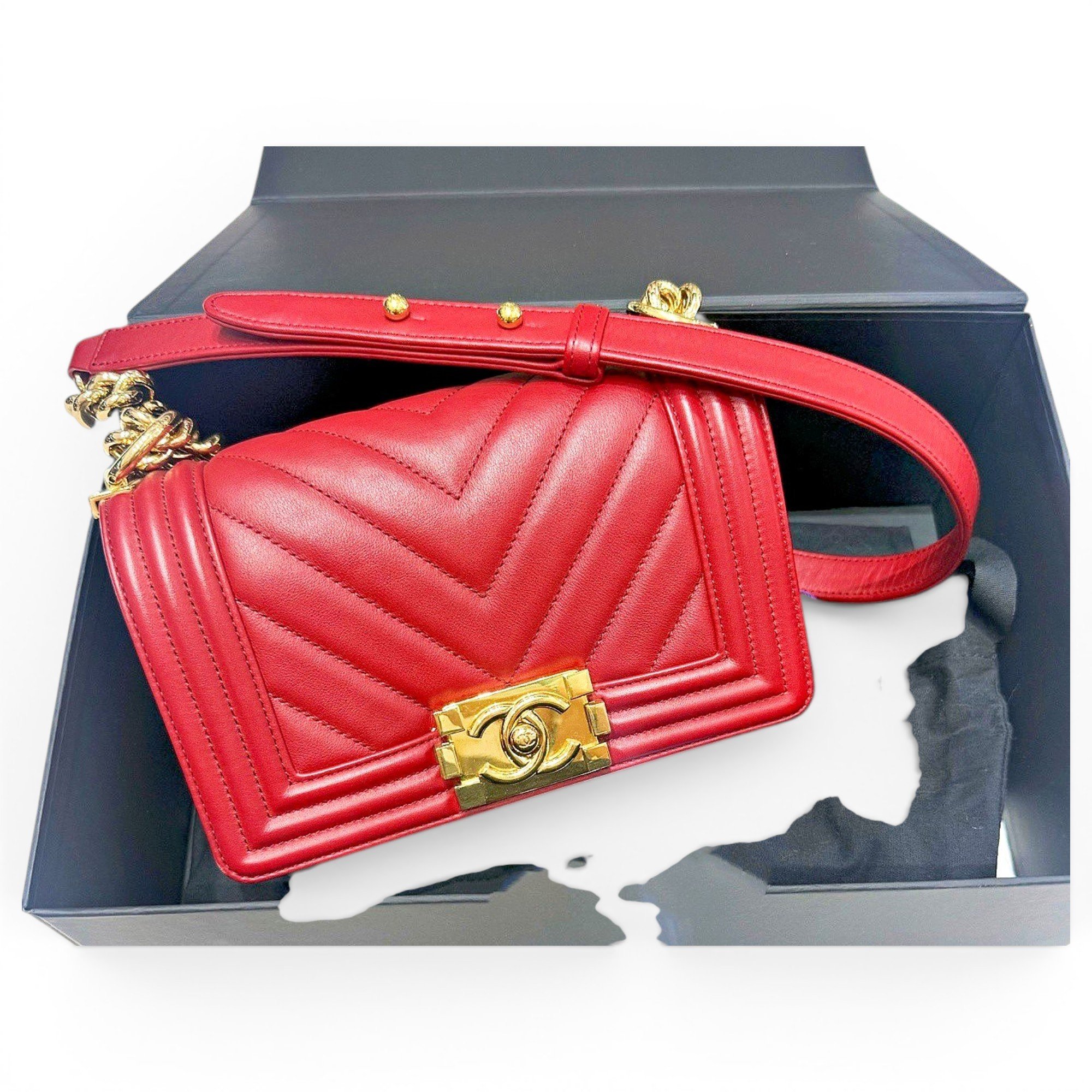 Boy leather crossbody bag