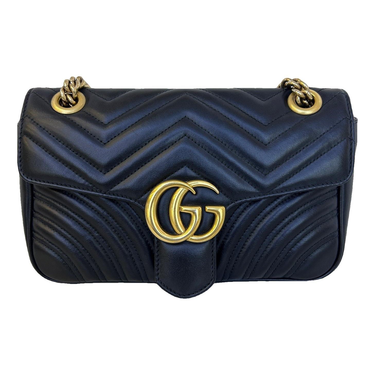 GG Marmont Flap leather handbag
