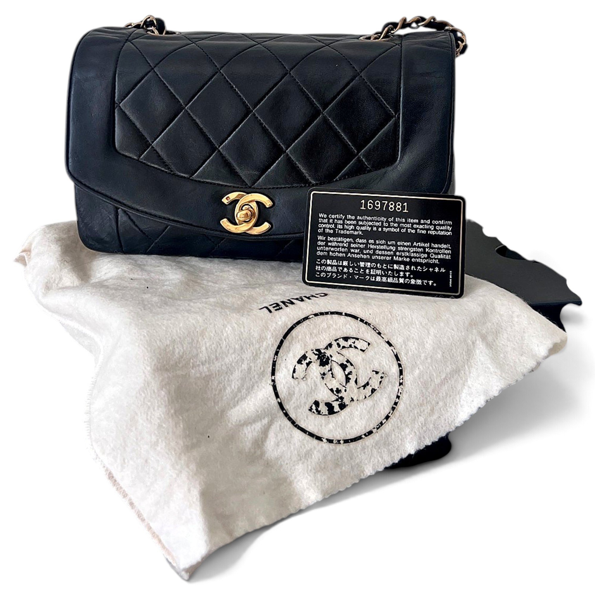 Diana leather handbag