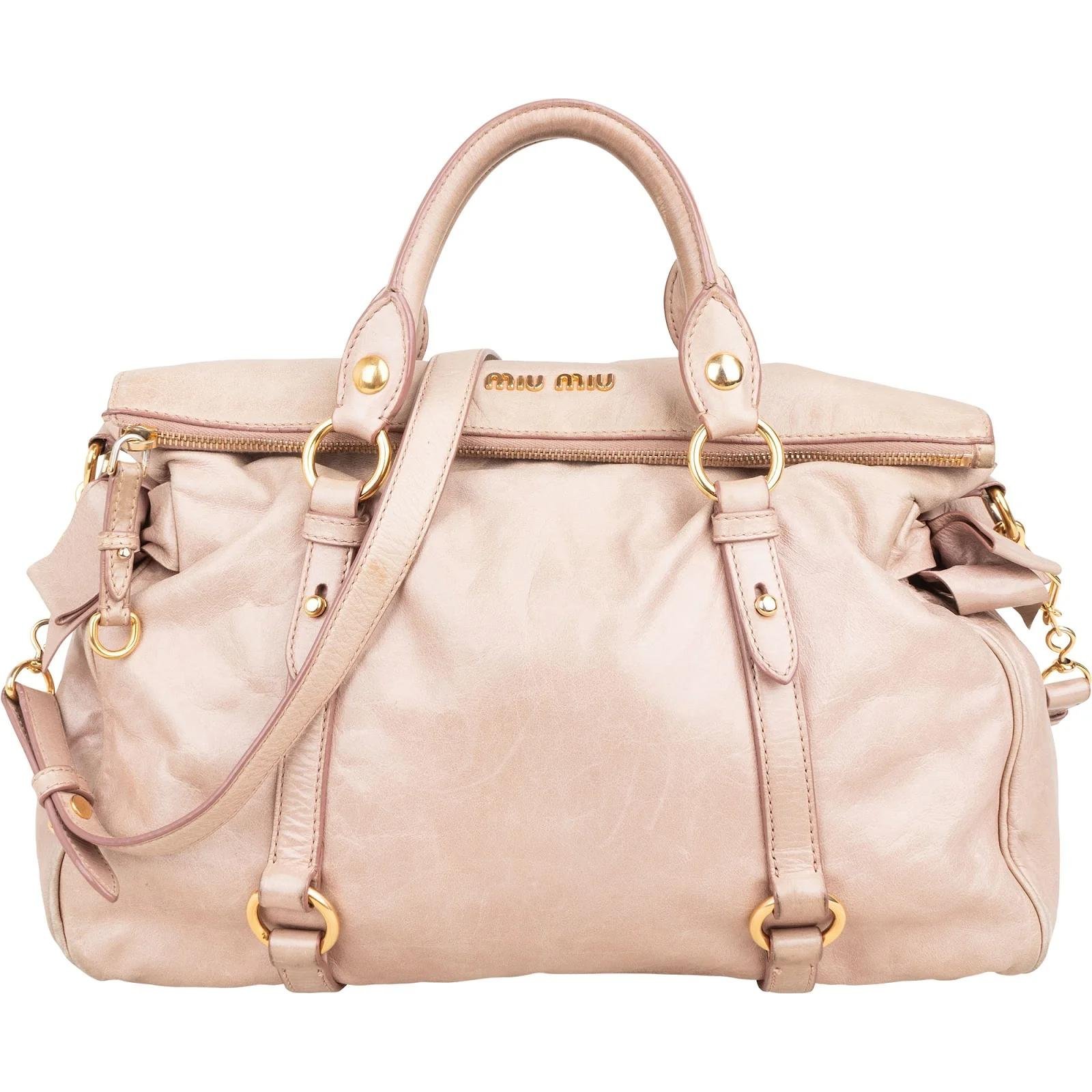Miu Miu Vitello leather handbag