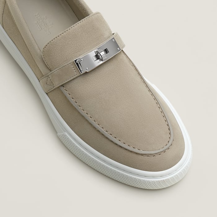 Beige Esquisse Game Slip-on Sneaker