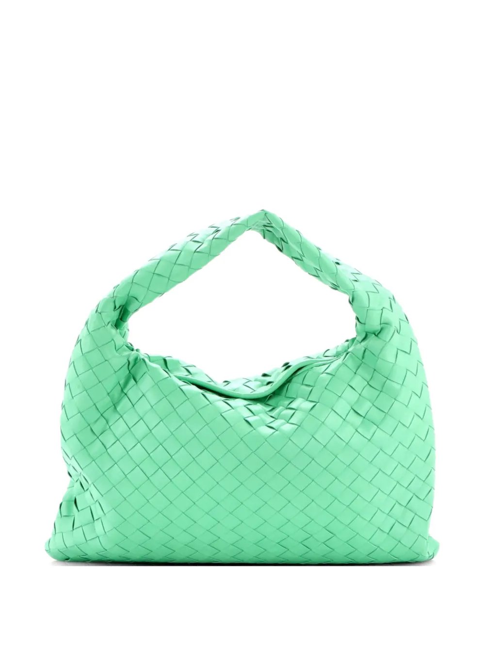 Hop Intrecciato Leather Small hobo bag