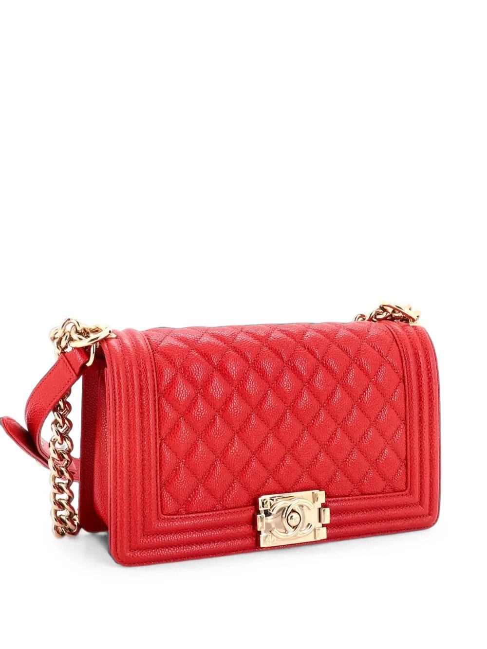 Boy Flap Bag Quilted Caviar Old Medium crossbody bag