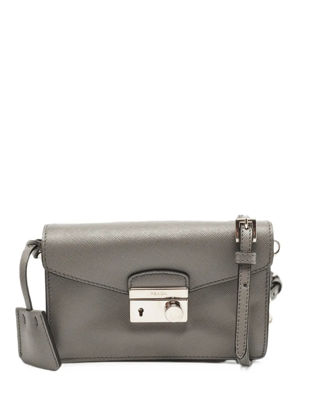 Sound Saffiano leather mini crossbody bag